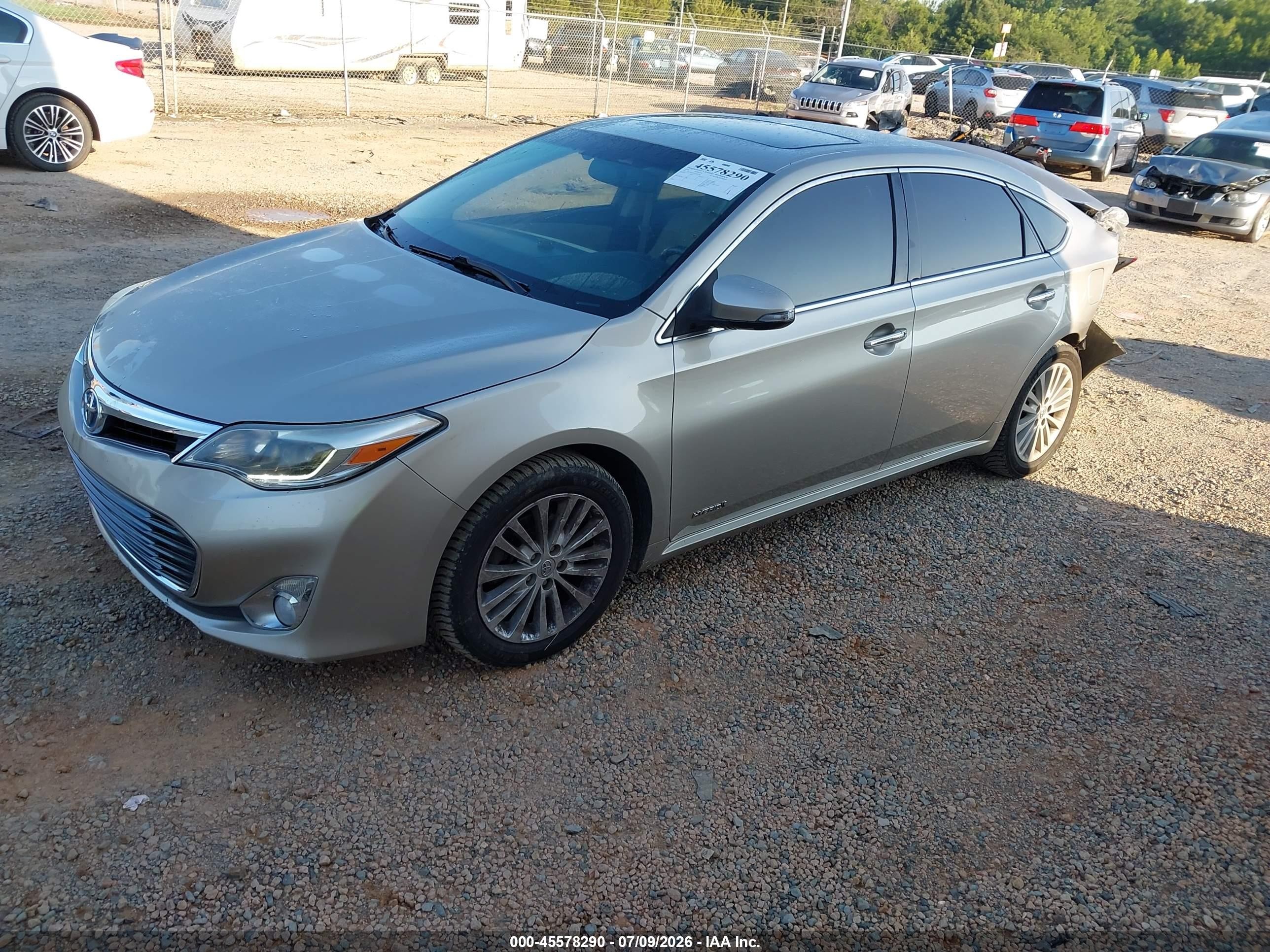 2014 Toyota Avalon Hybrid Limited Champagne vin: 4T1BD1EB3EU032286