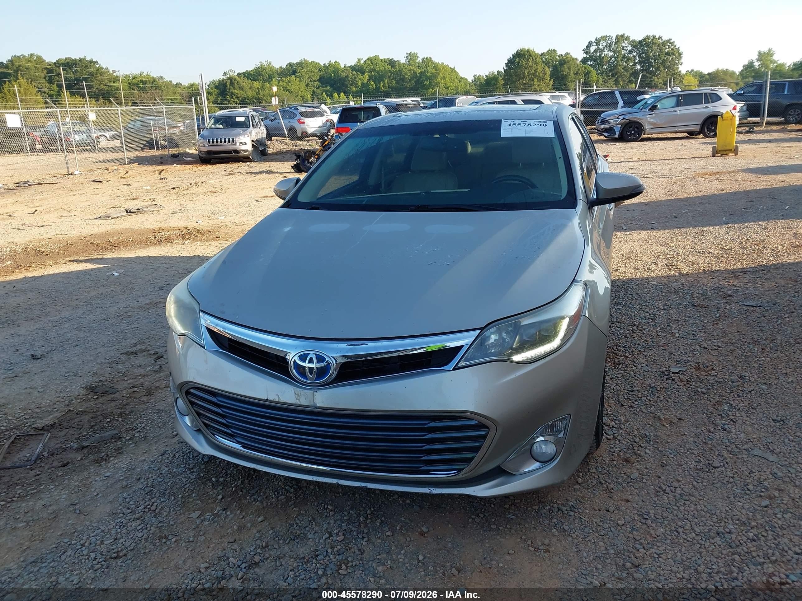 2014 Toyota Avalon Hybrid Limited Champagne vin: 4T1BD1EB3EU032286