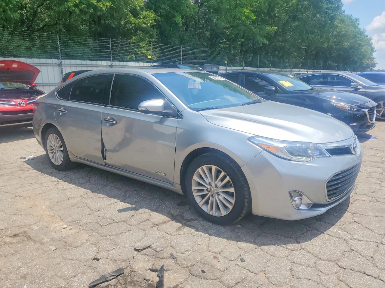 2015 Toyota Avalon Hybrid Limited Silver vin: 4T1BD1EB3FU041717