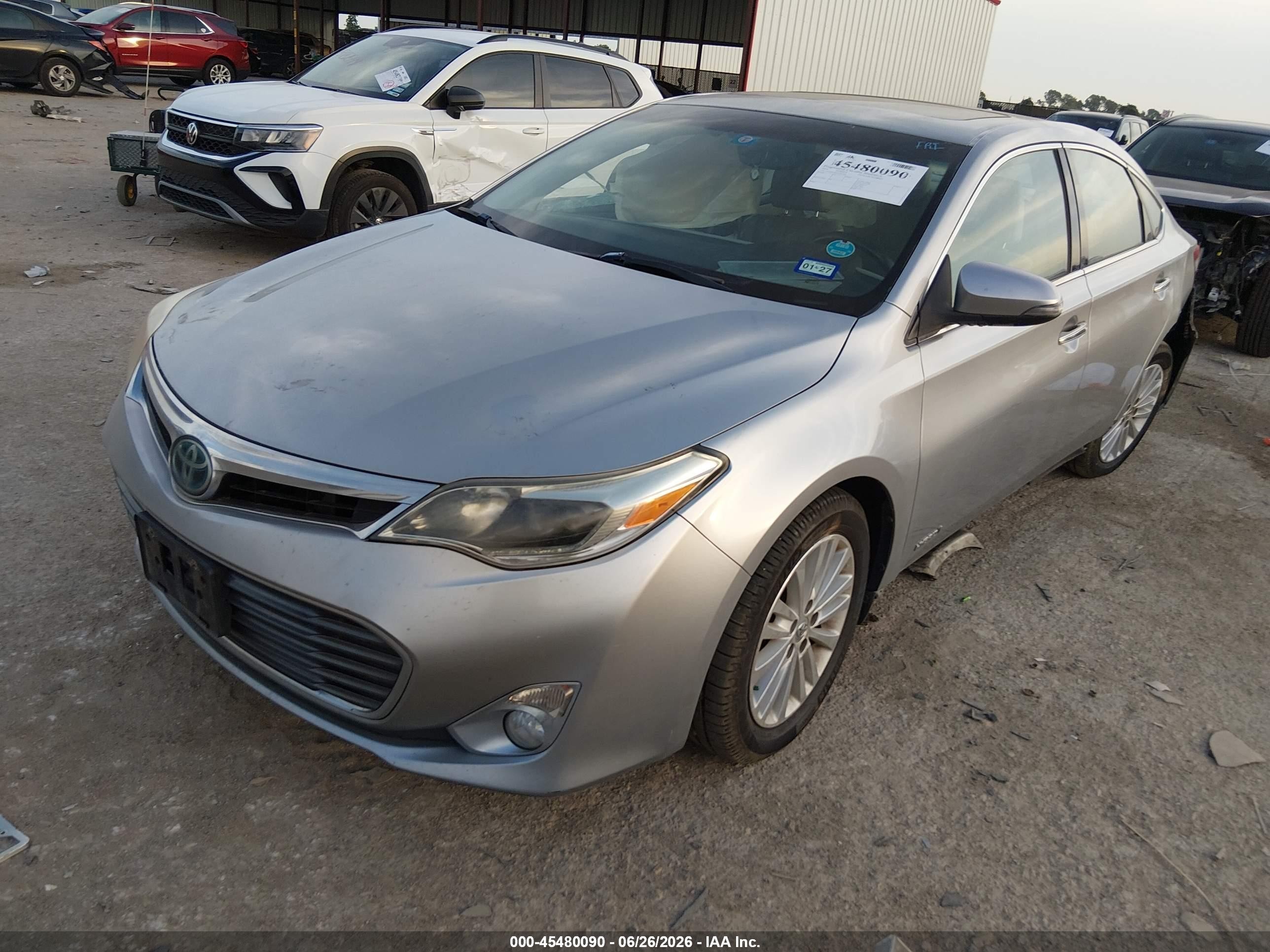 2015 Toyota Avalon Hybrid Limited Silver vin: 4T1BD1EB3FU043368