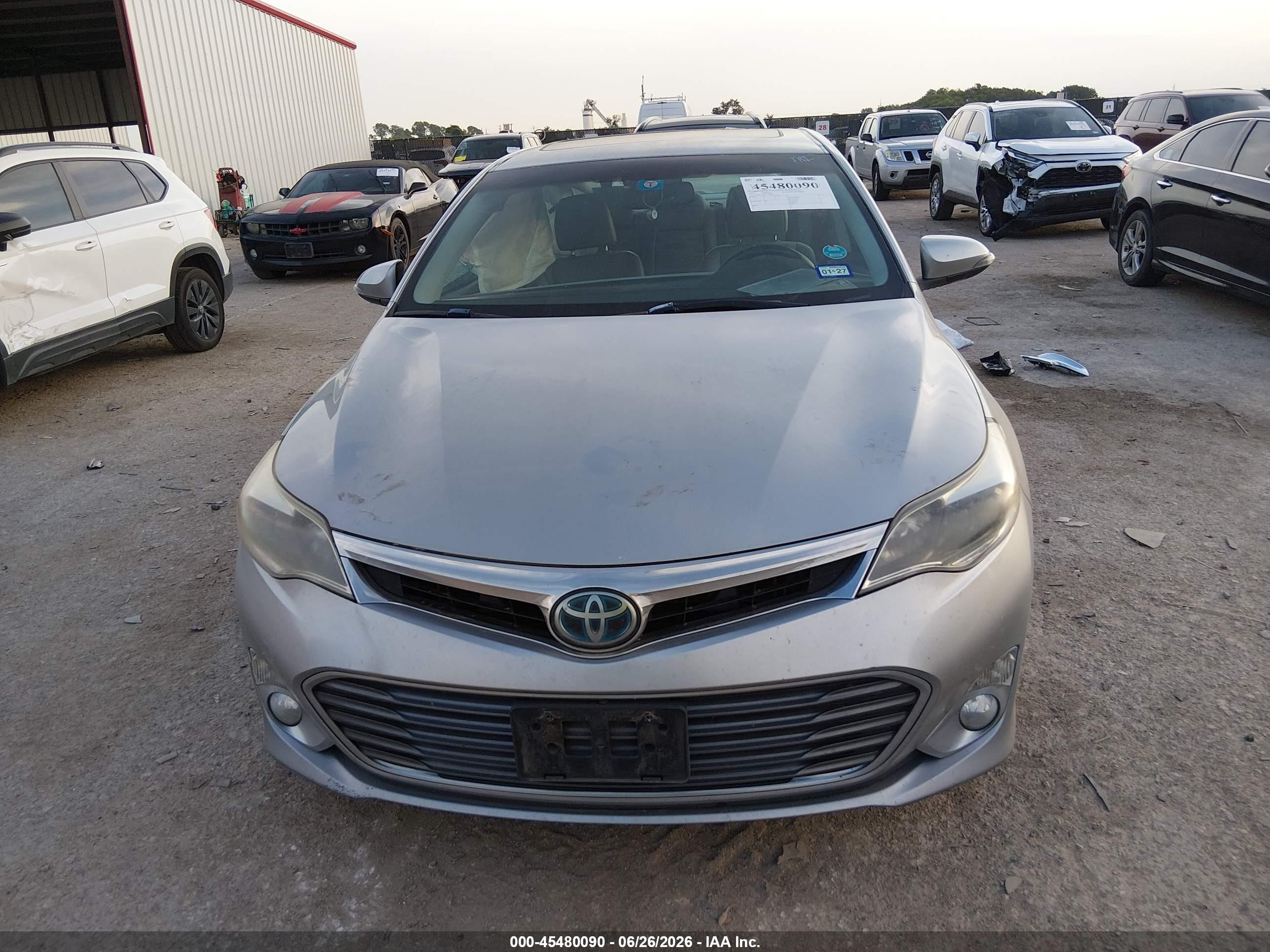 2015 Toyota Avalon Hybrid Limited Silver vin: 4T1BD1EB3FU043368