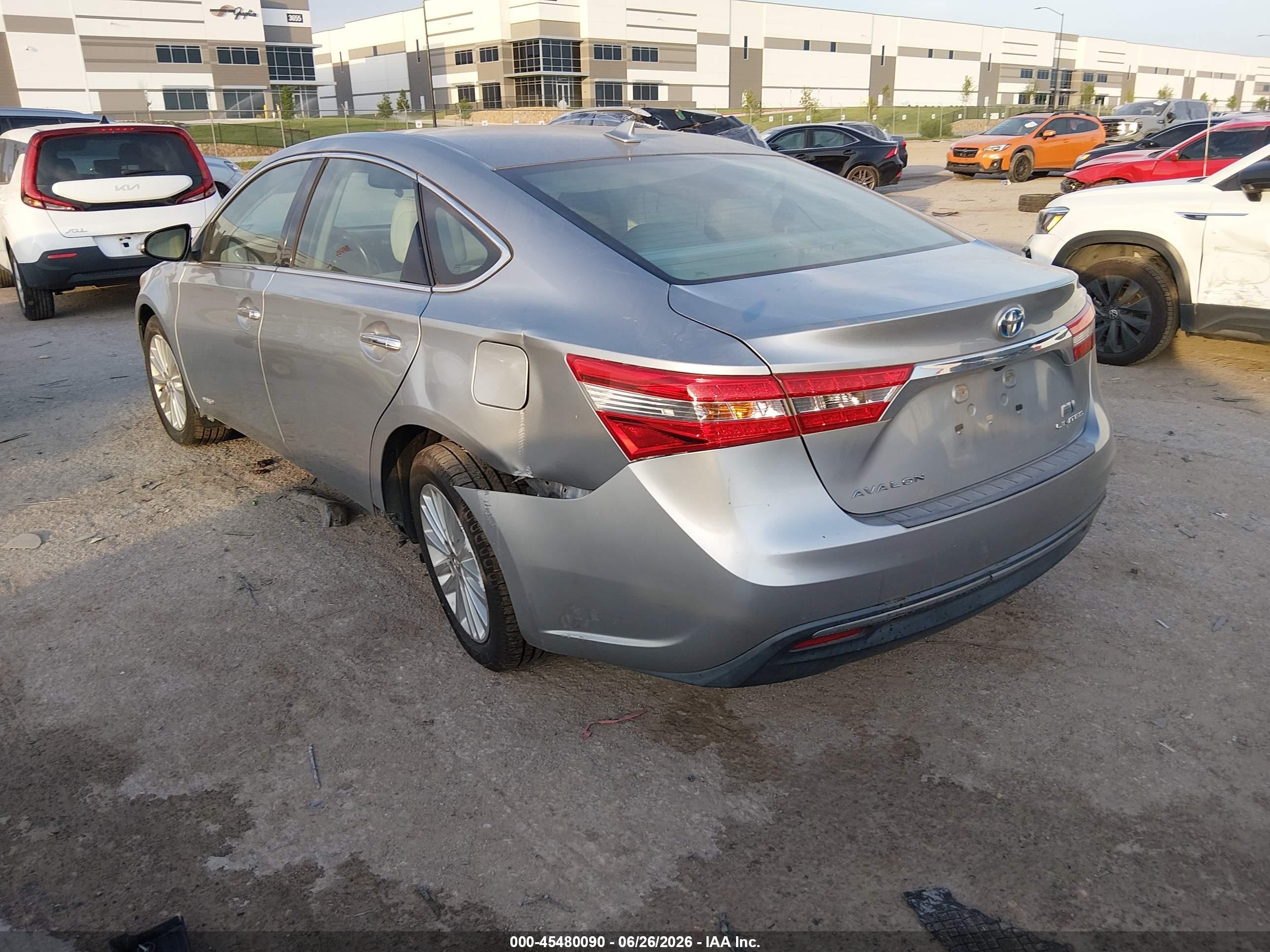 2015 Toyota Avalon Hybrid Limited Silver vin: 4T1BD1EB3FU043368