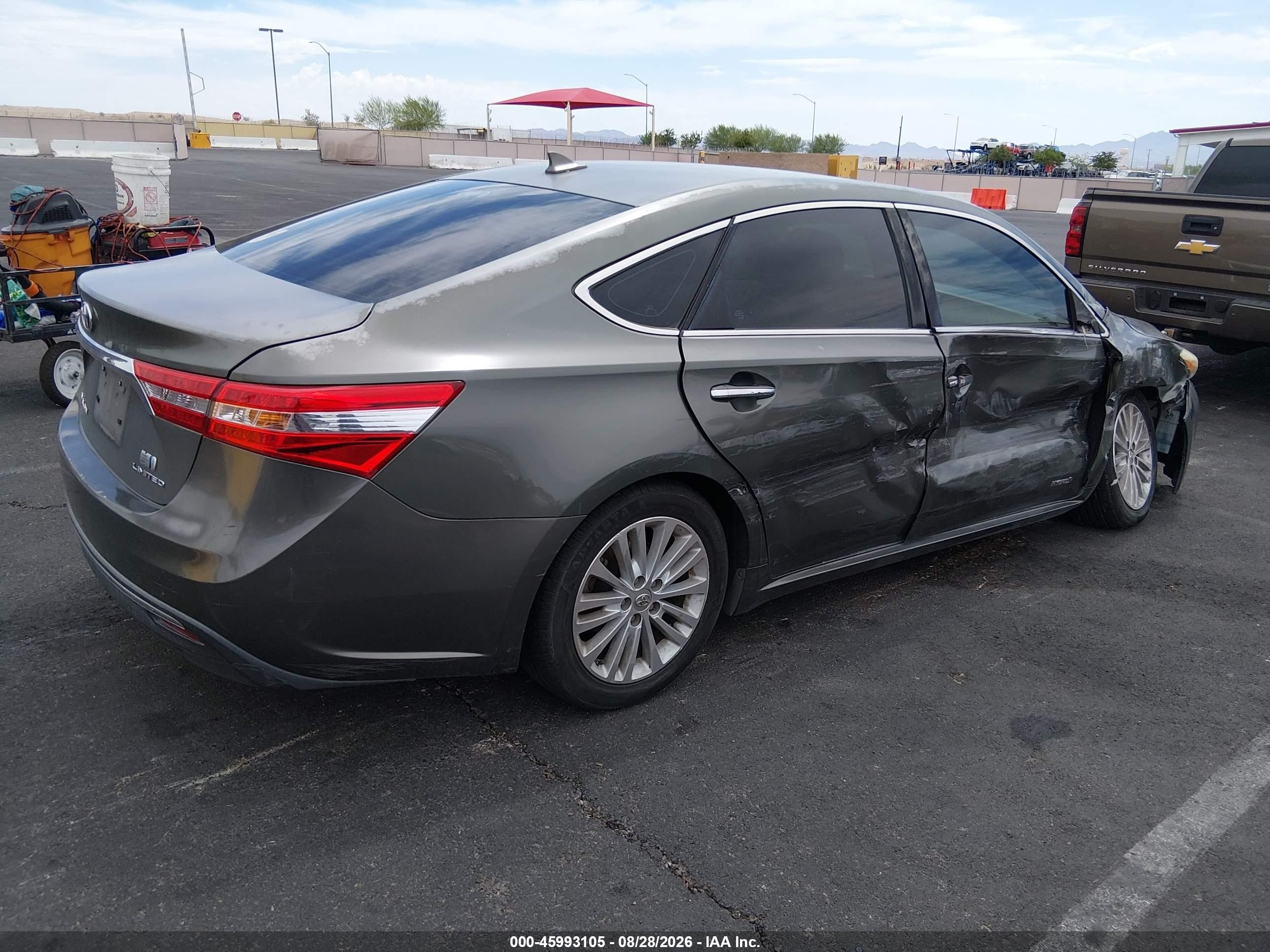2013 Toyota Avalon Hybrid Limited Green vin: 4T1BD1EB4DU007105