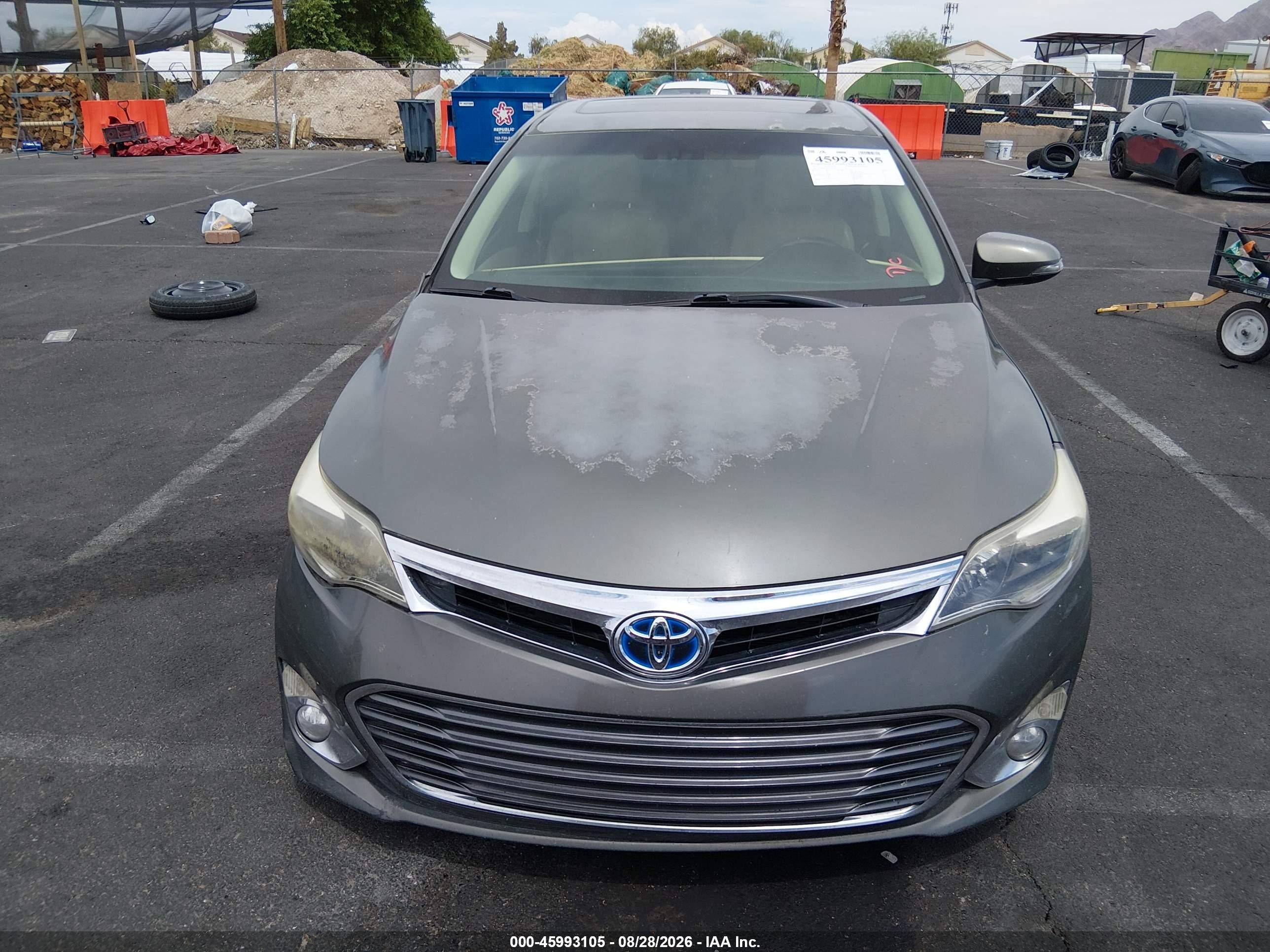 2013 Toyota Avalon Hybrid Limited Green vin: 4T1BD1EB4DU007105