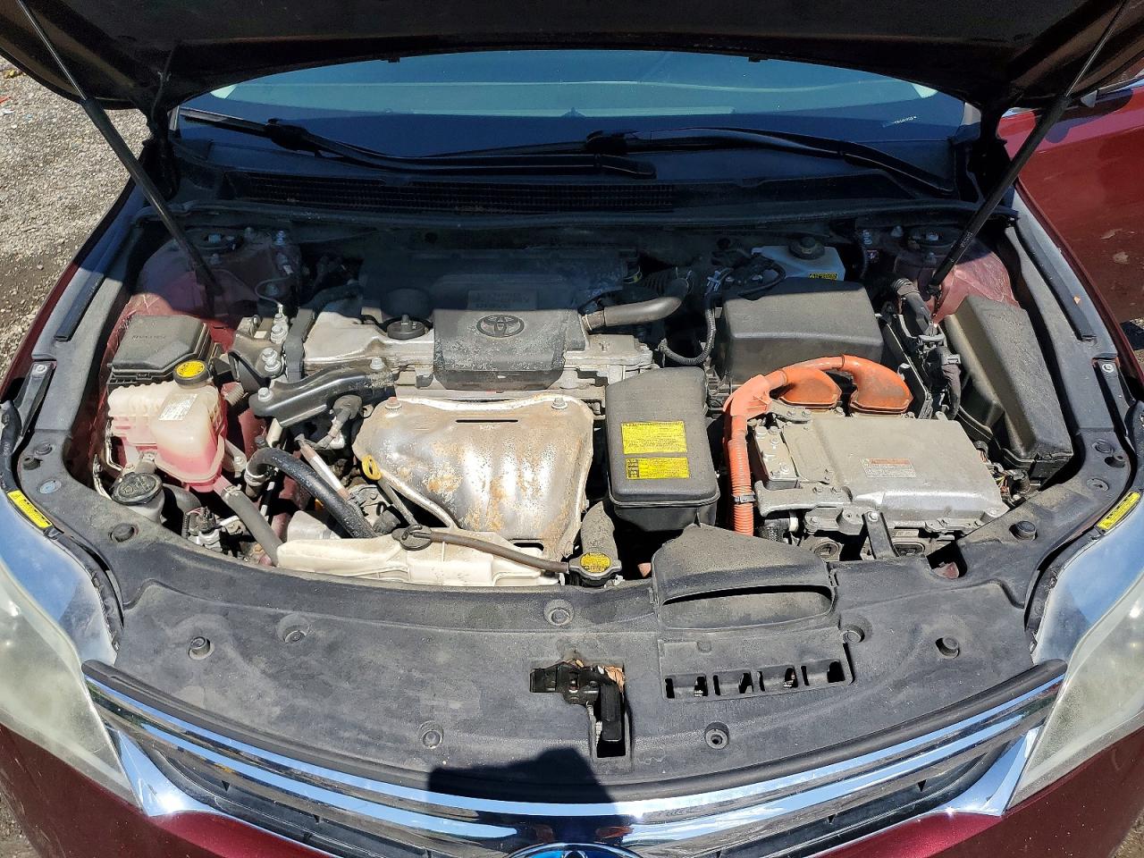 2014 Toyota Avalon Hybrid Limited Burgundy vin: 4T1BD1EB4EU019529