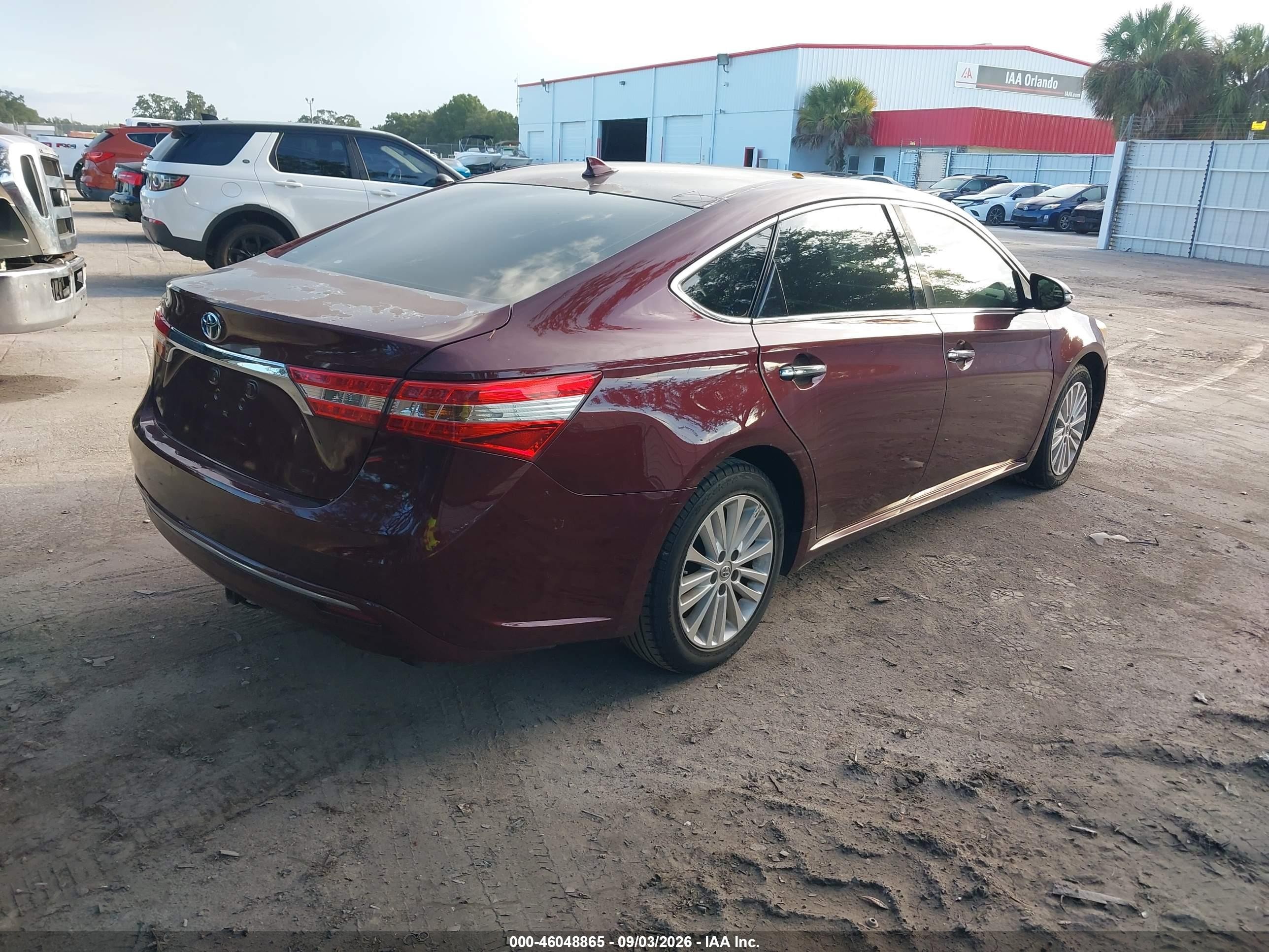 2014 Toyota Avalon Hybrid Limited Бордовый vin: 4T1BD1EB4EU019742