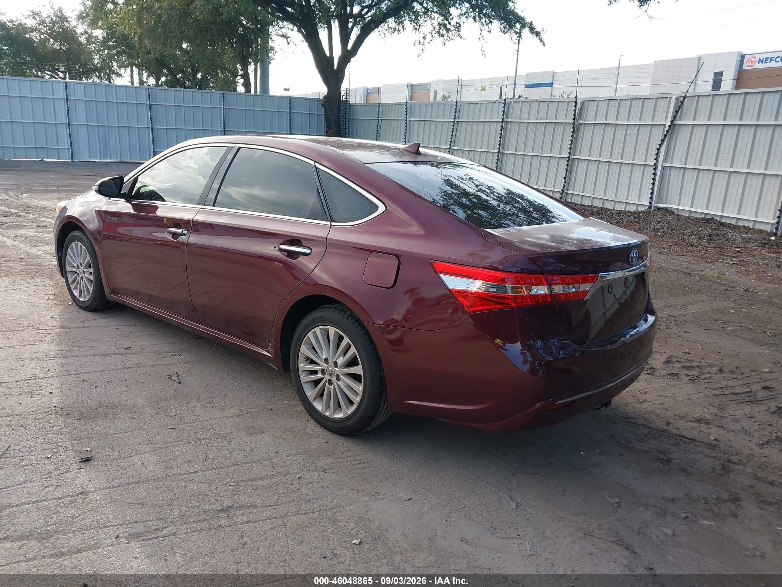 2014 Toyota Avalon Hybrid Limited Бордовый vin: 4T1BD1EB4EU019742
