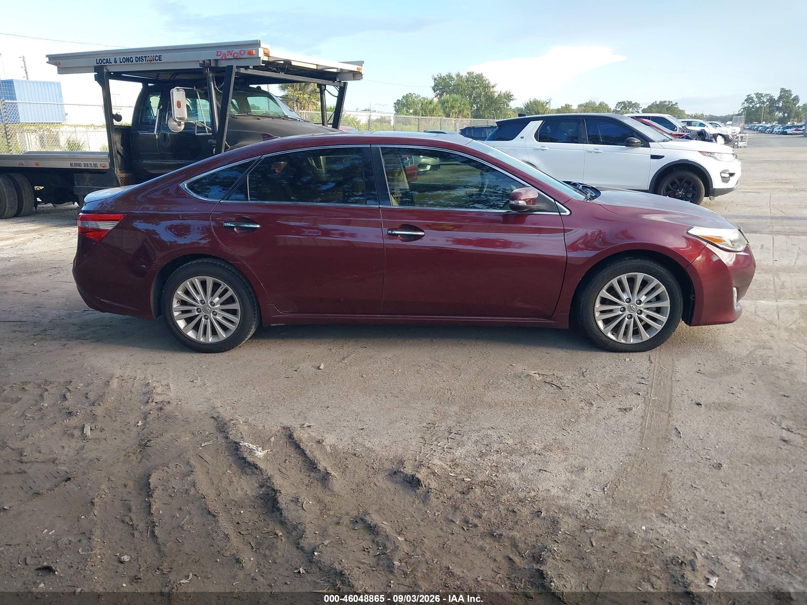 2014 Toyota Avalon Hybrid Limited Бордовый vin: 4T1BD1EB4EU019742
