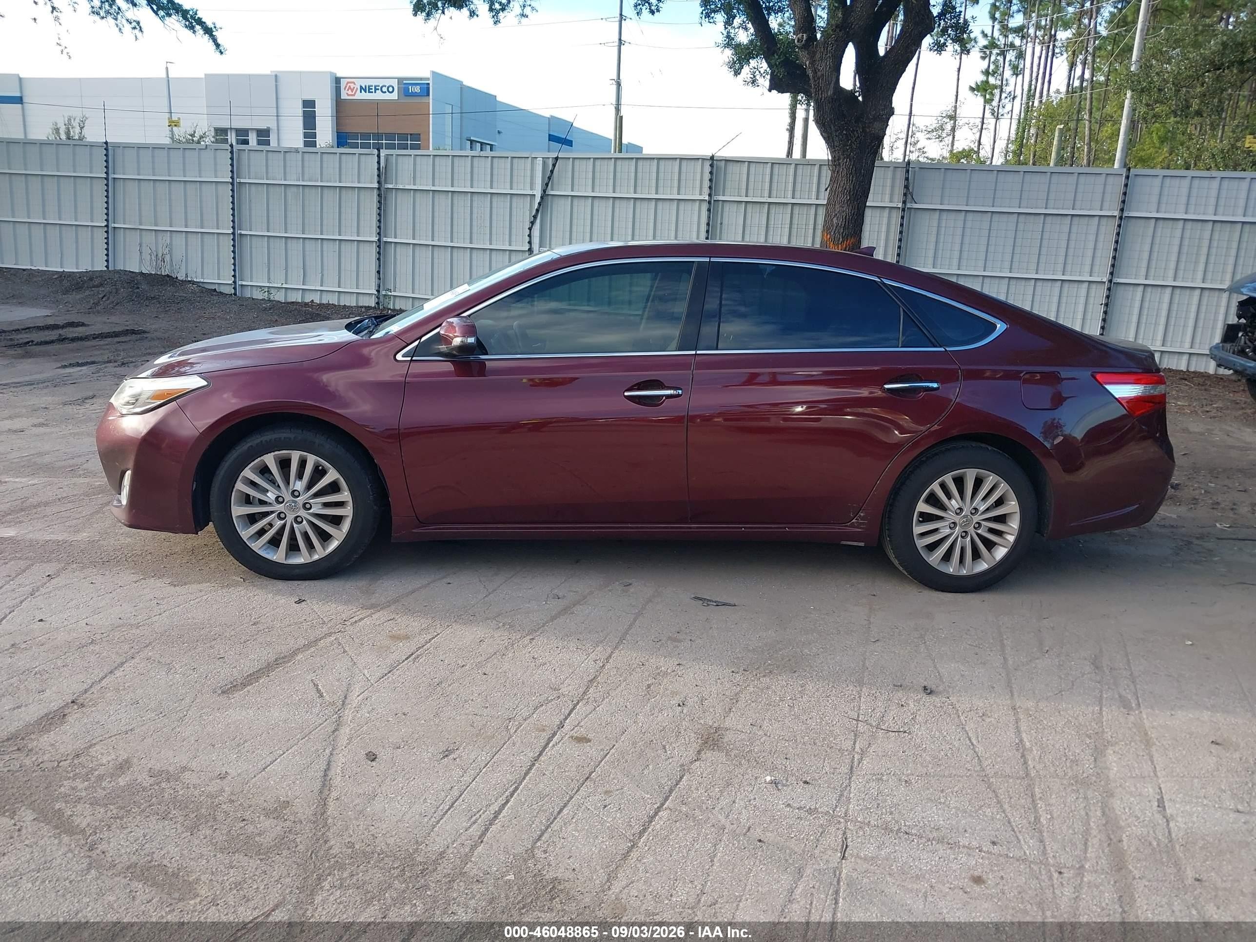 2014 Toyota Avalon Hybrid Limited Бордовый vin: 4T1BD1EB4EU019742