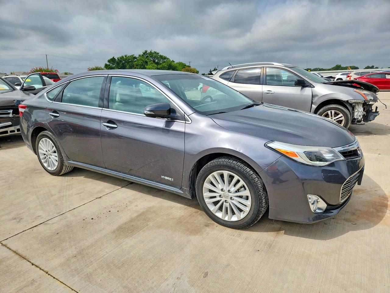 2014 Toyota Avalon Hybrid Gray vin: 4T1BD1EB4EU027128