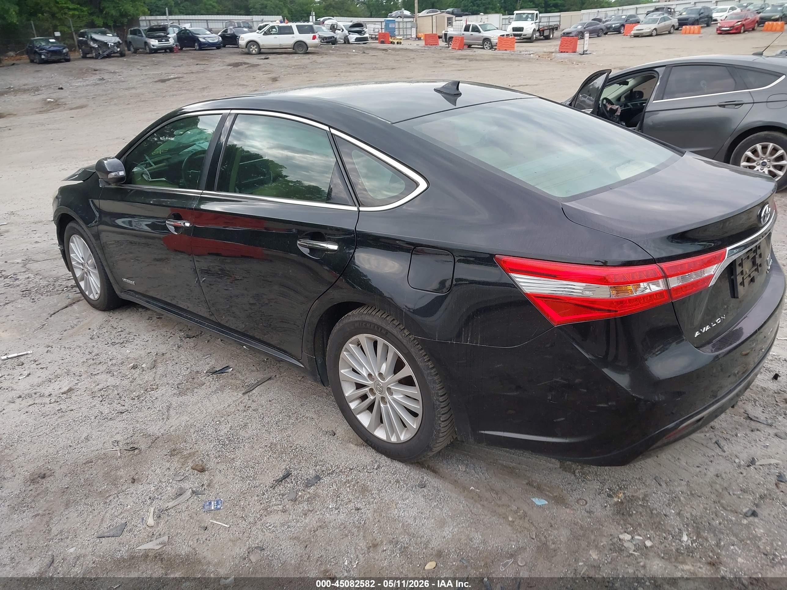 2014 Toyota Avalon Hybrid Limited Черный vin: 4T1BD1EB4EU033933
