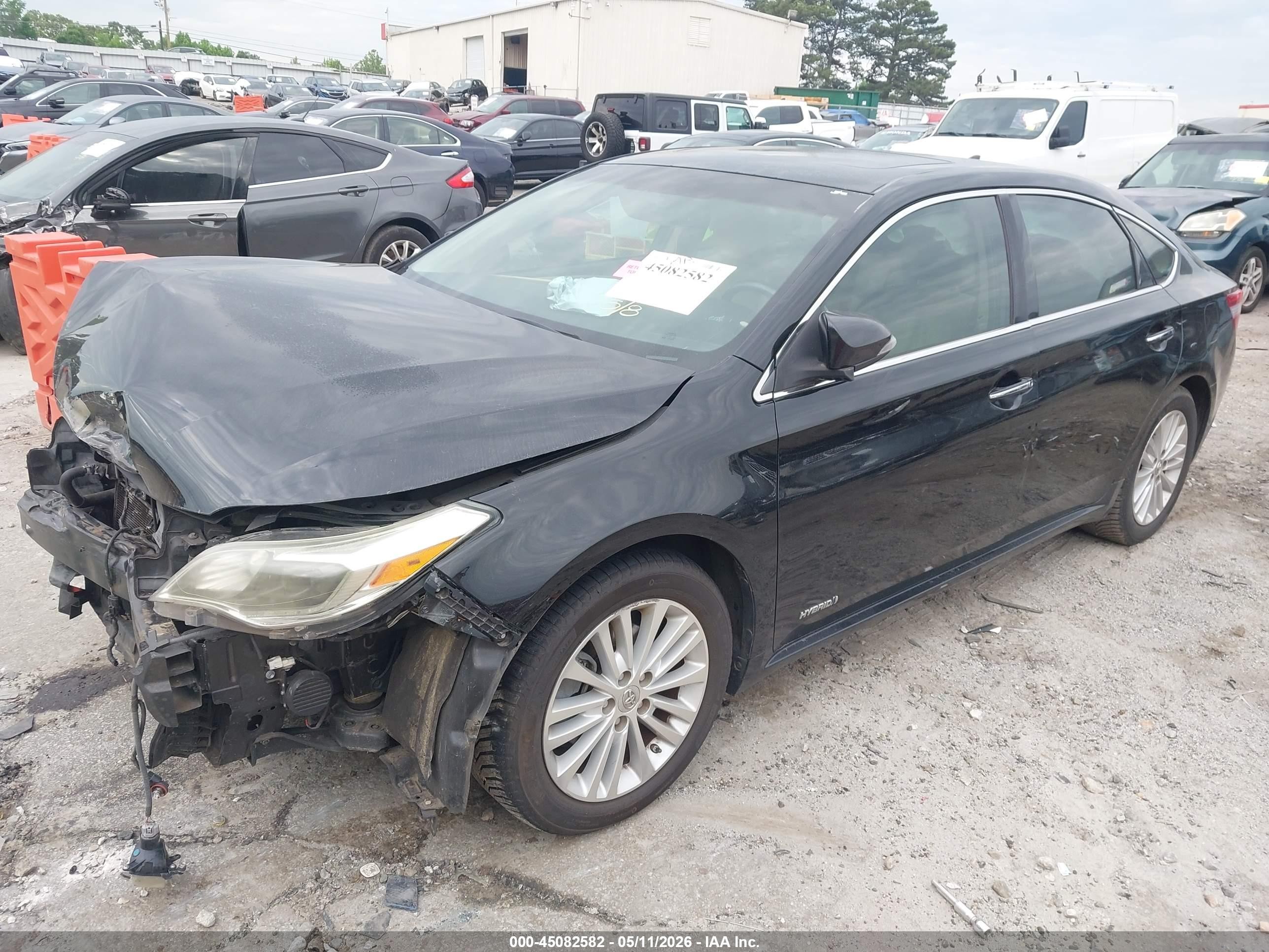 2014 Toyota Avalon Hybrid Limited Черный vin: 4T1BD1EB4EU033933