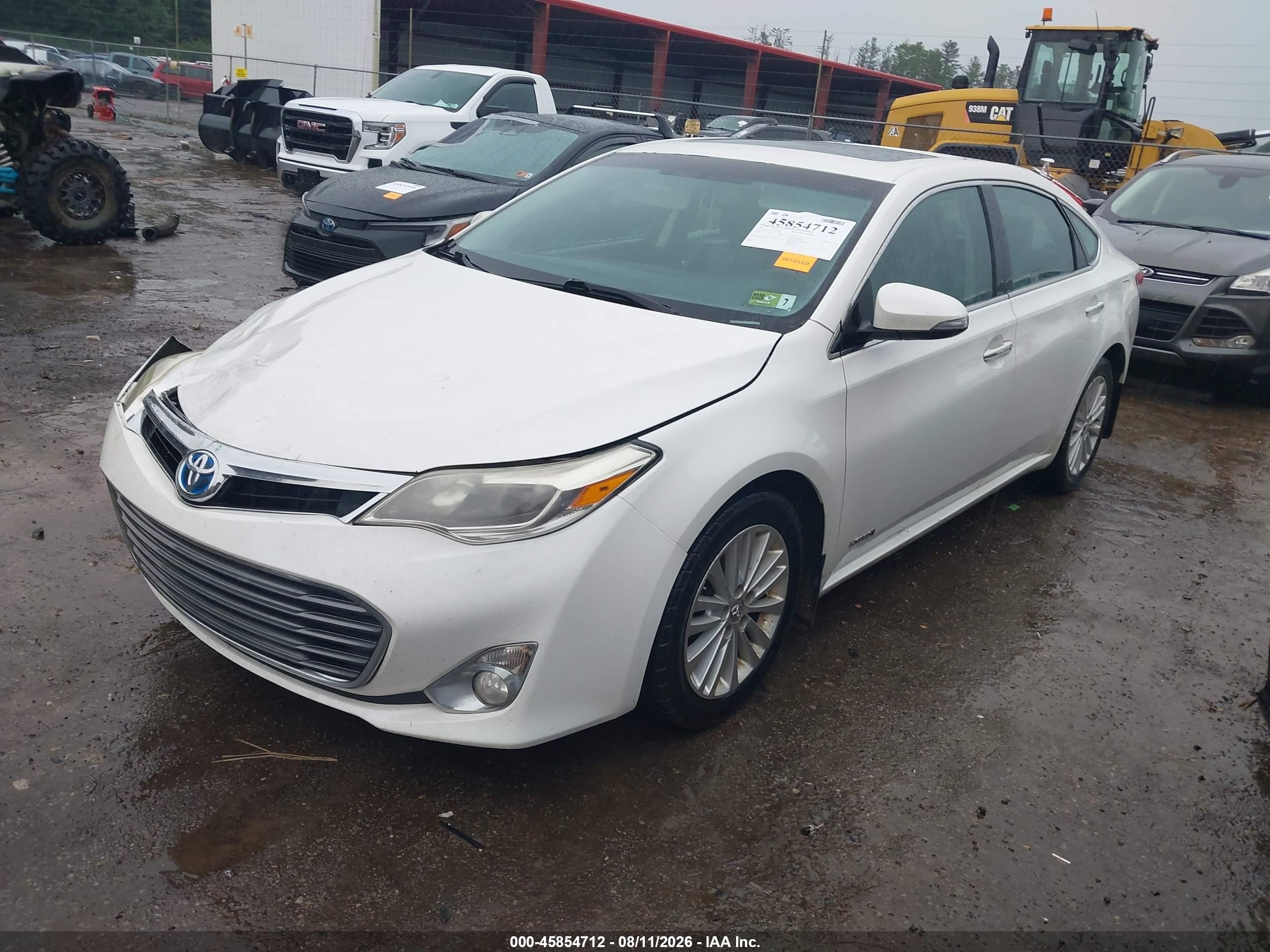 2013 Toyota Avalon Hybrid Xle Touring White vin: 4T1BD1EB5DU012989