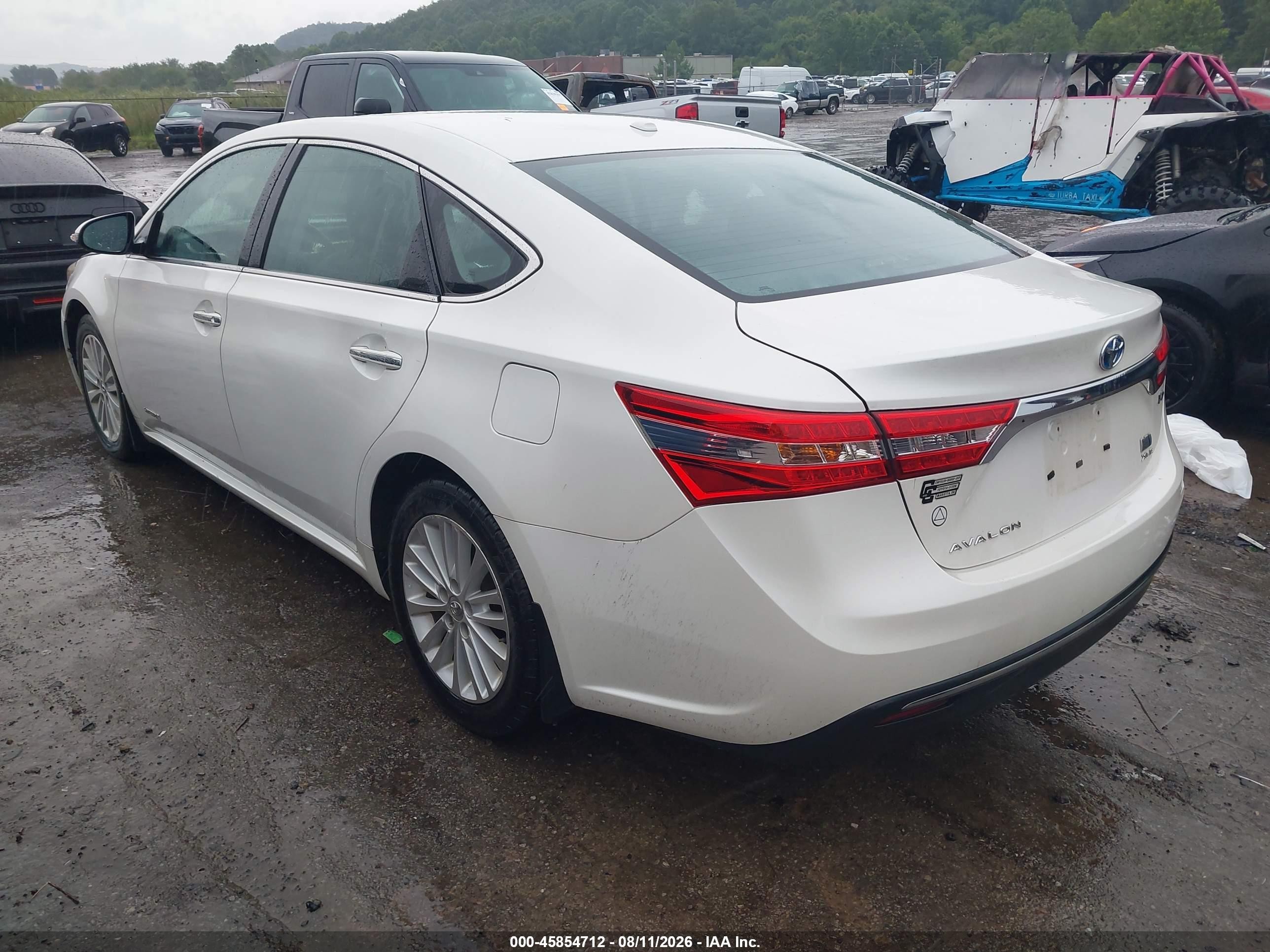 2013 Toyota Avalon Hybrid Xle Touring White vin: 4T1BD1EB5DU012989
