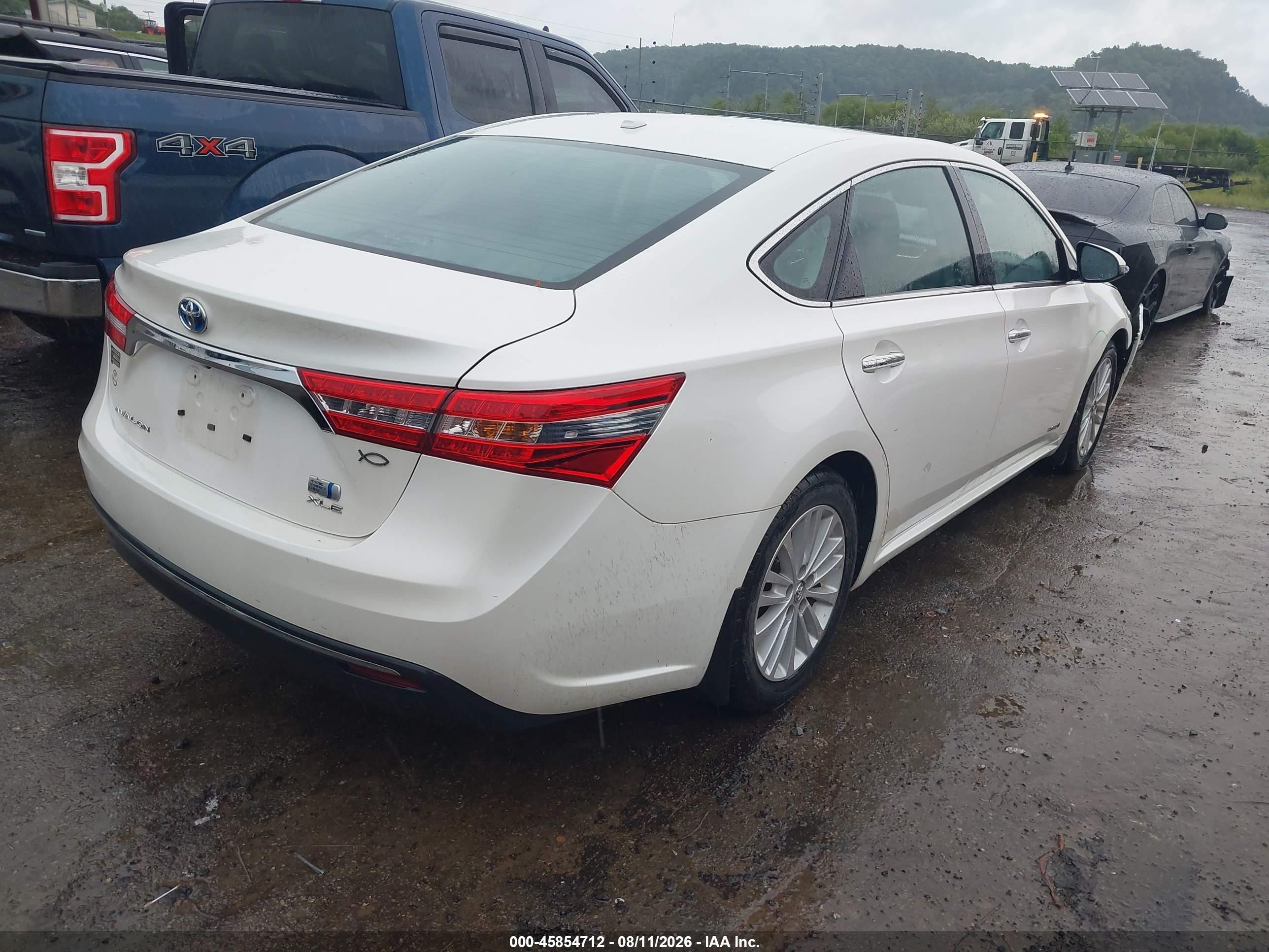 2013 Toyota Avalon Hybrid Xle Touring White vin: 4T1BD1EB5DU012989