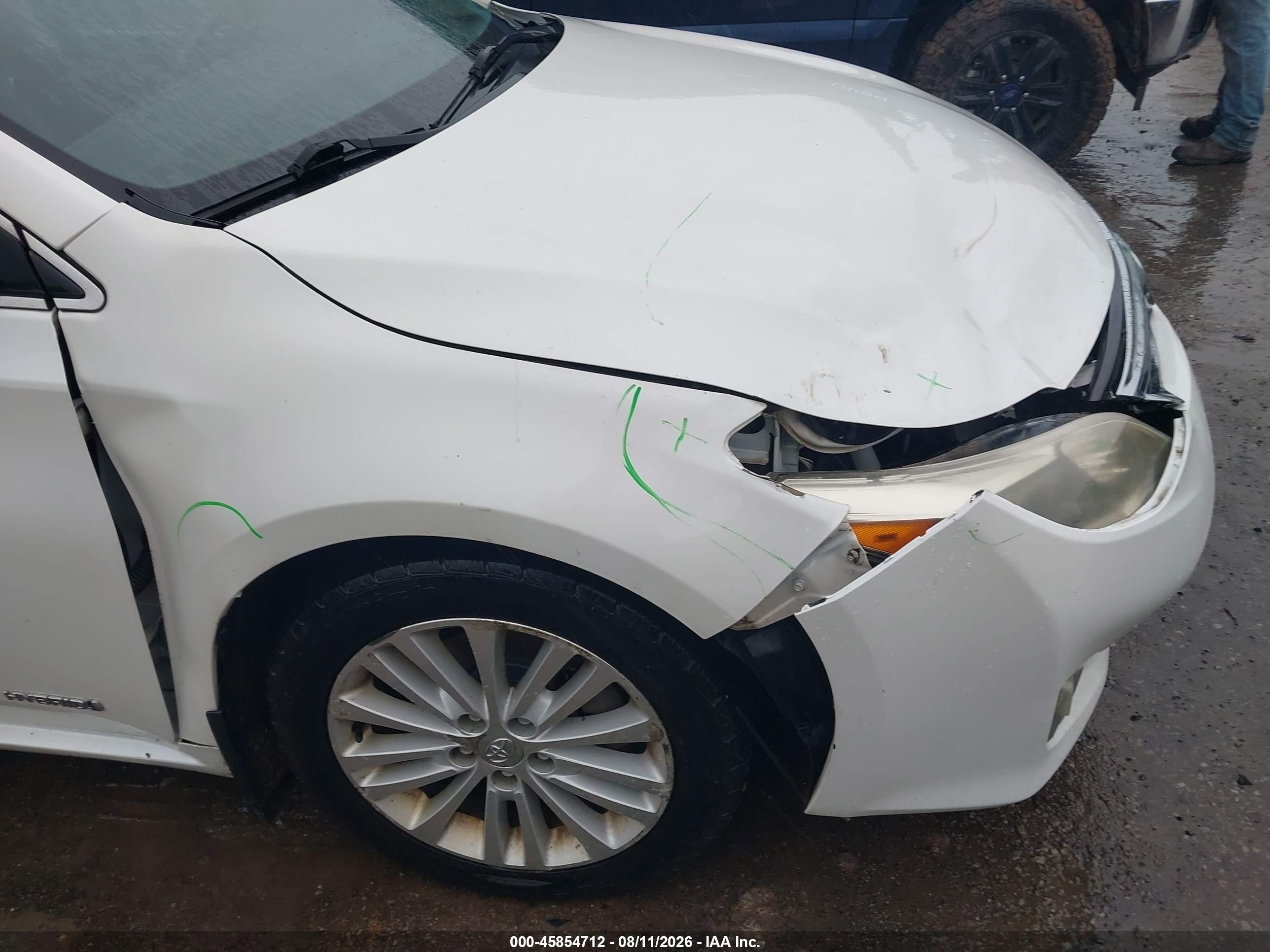 2013 Toyota Avalon Hybrid Xle Touring White vin: 4T1BD1EB5DU012989