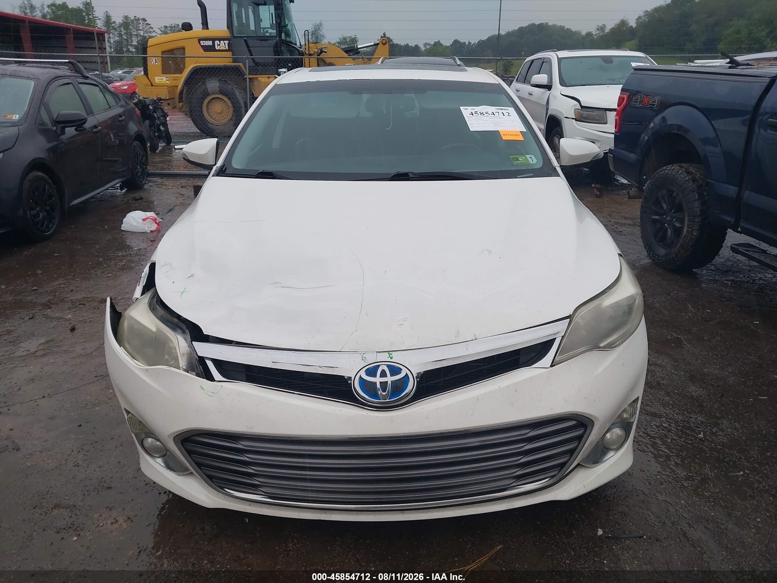 2013 Toyota Avalon Hybrid Xle Touring White vin: 4T1BD1EB5DU012989
