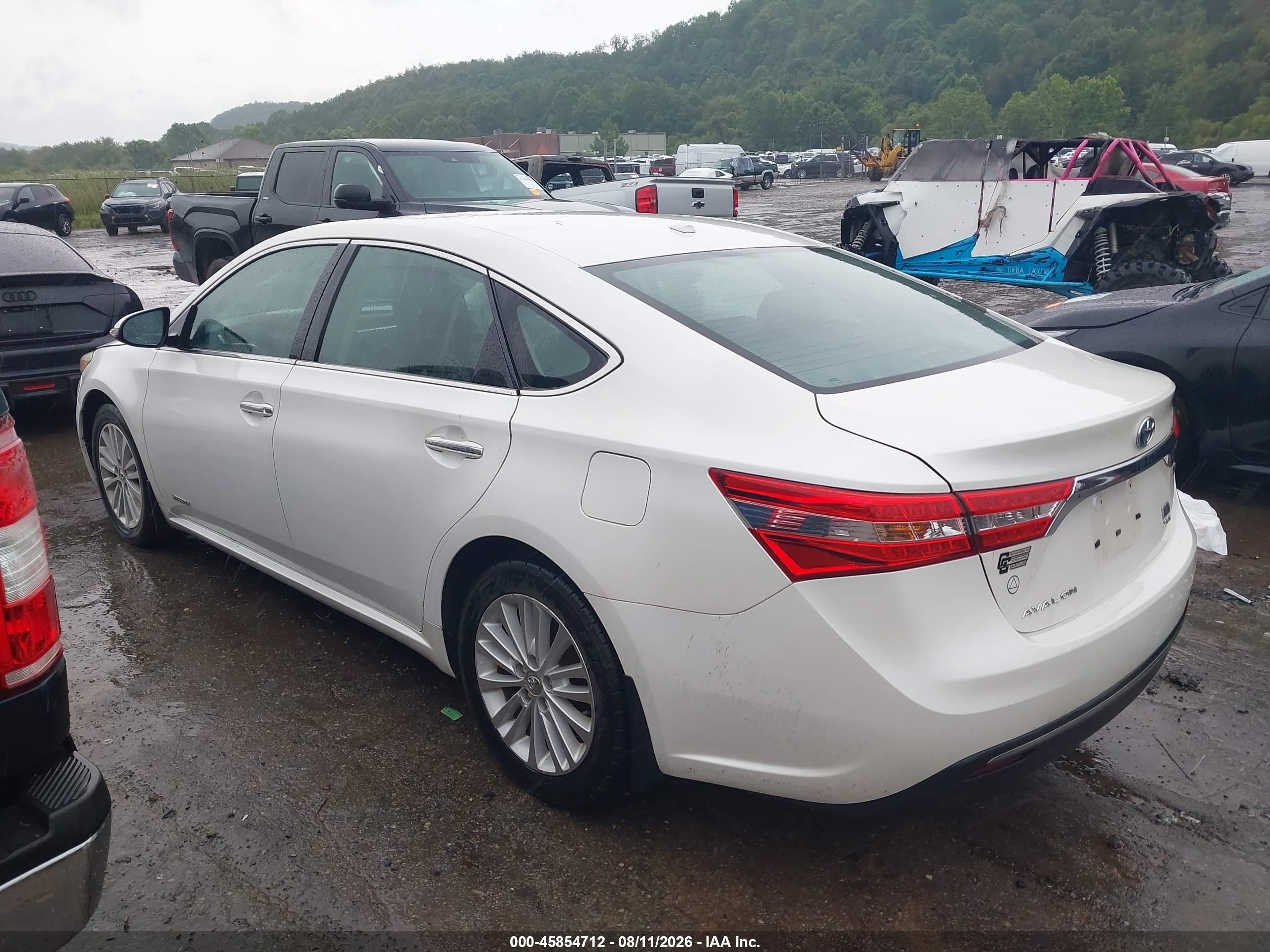 2013 Toyota Avalon Hybrid Xle Touring White vin: 4T1BD1EB5DU012989