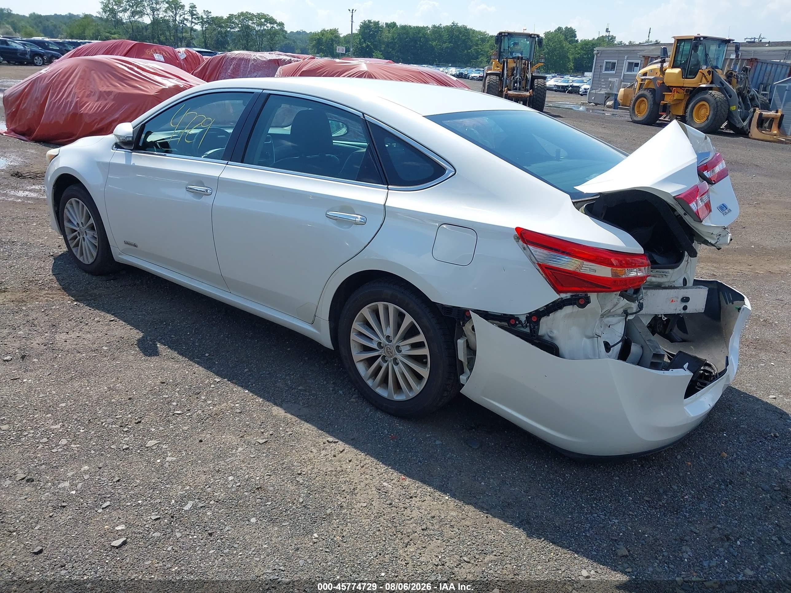 2013 Toyota Avalon Hybrid Xle Premium White vin: 4T1BD1EB5DU016797