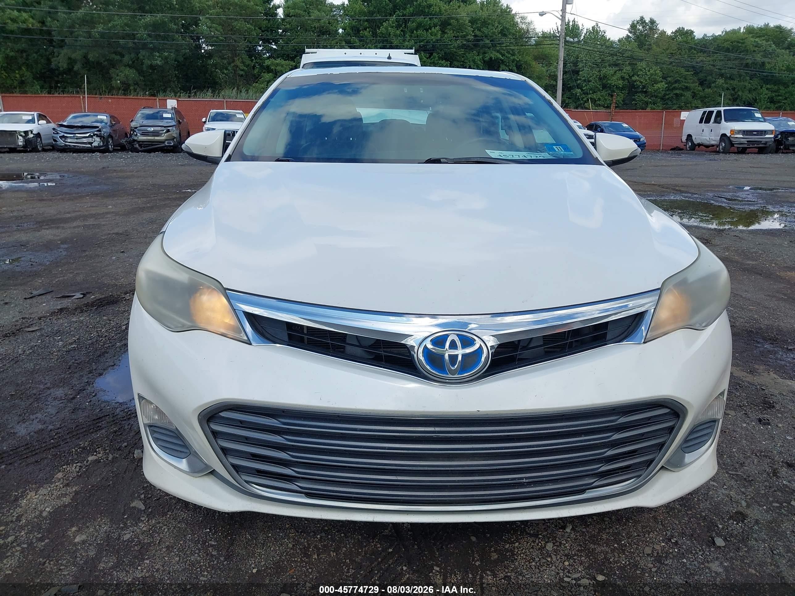 2013 Toyota Avalon Hybrid Xle Premium White vin: 4T1BD1EB5DU016797