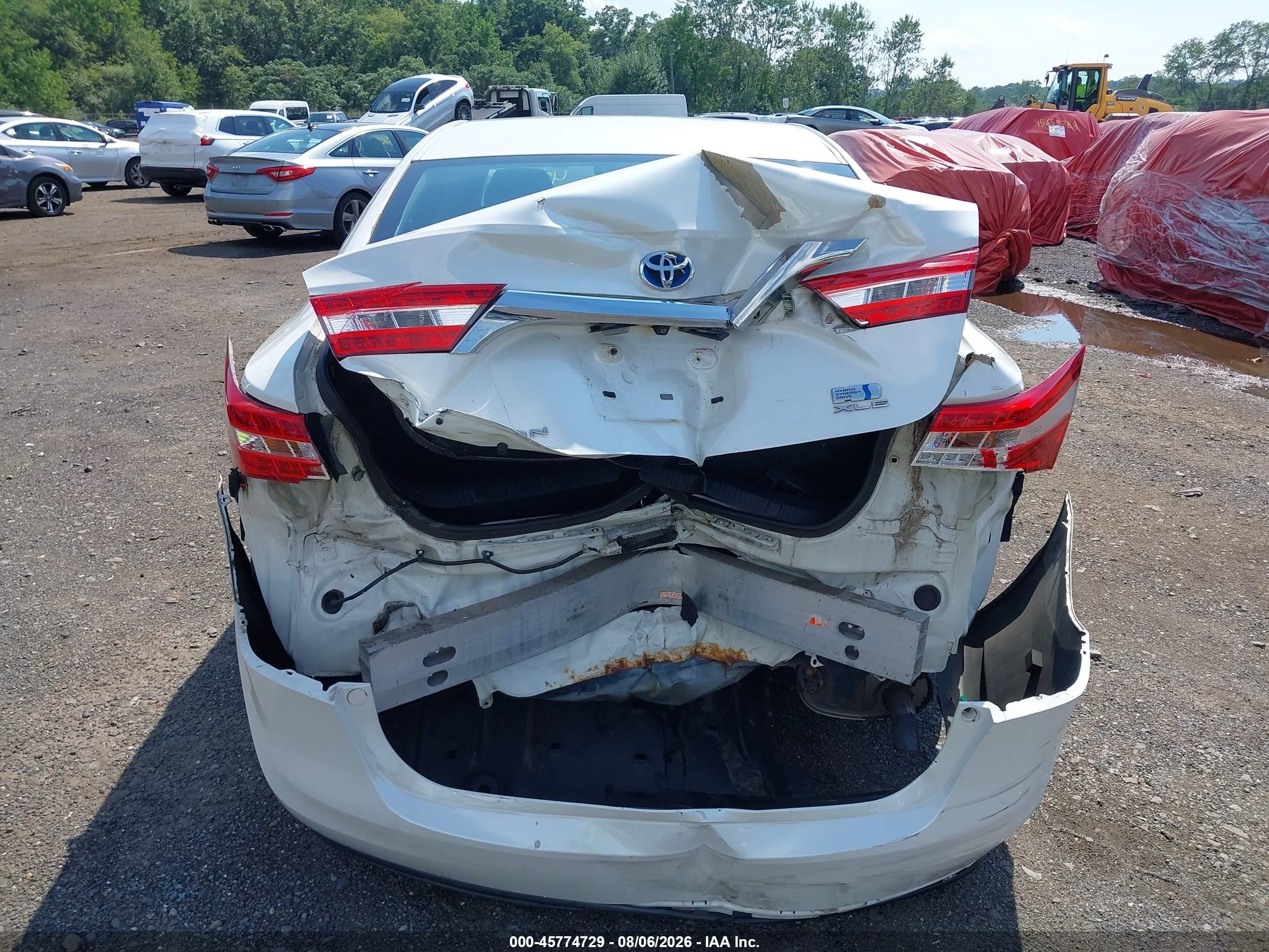 2013 Toyota Avalon Hybrid Xle Premium White vin: 4T1BD1EB5DU016797