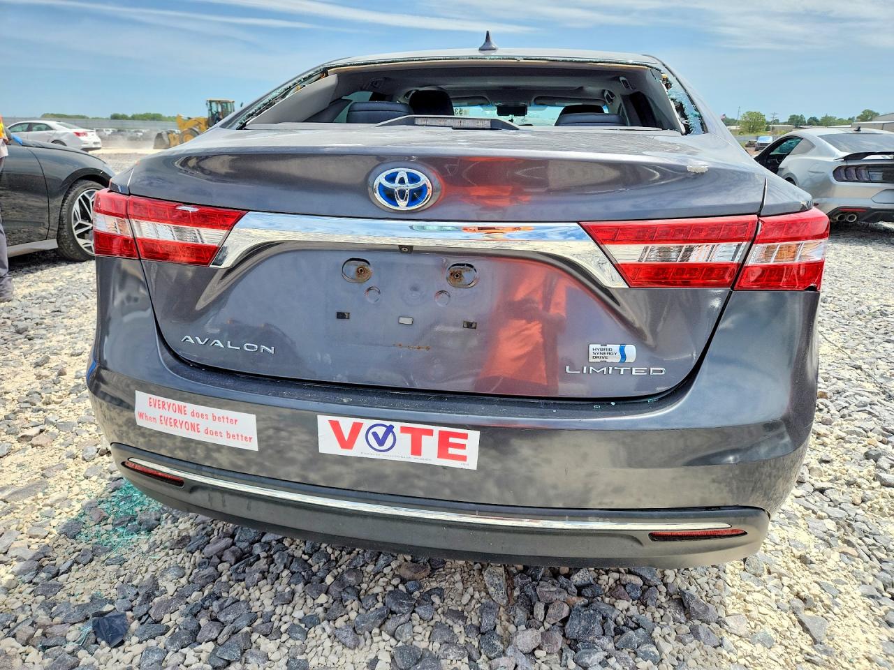 2013 Toyota Avalon Hybrid Limited Серый vin: 4T1BD1EB5DU017920