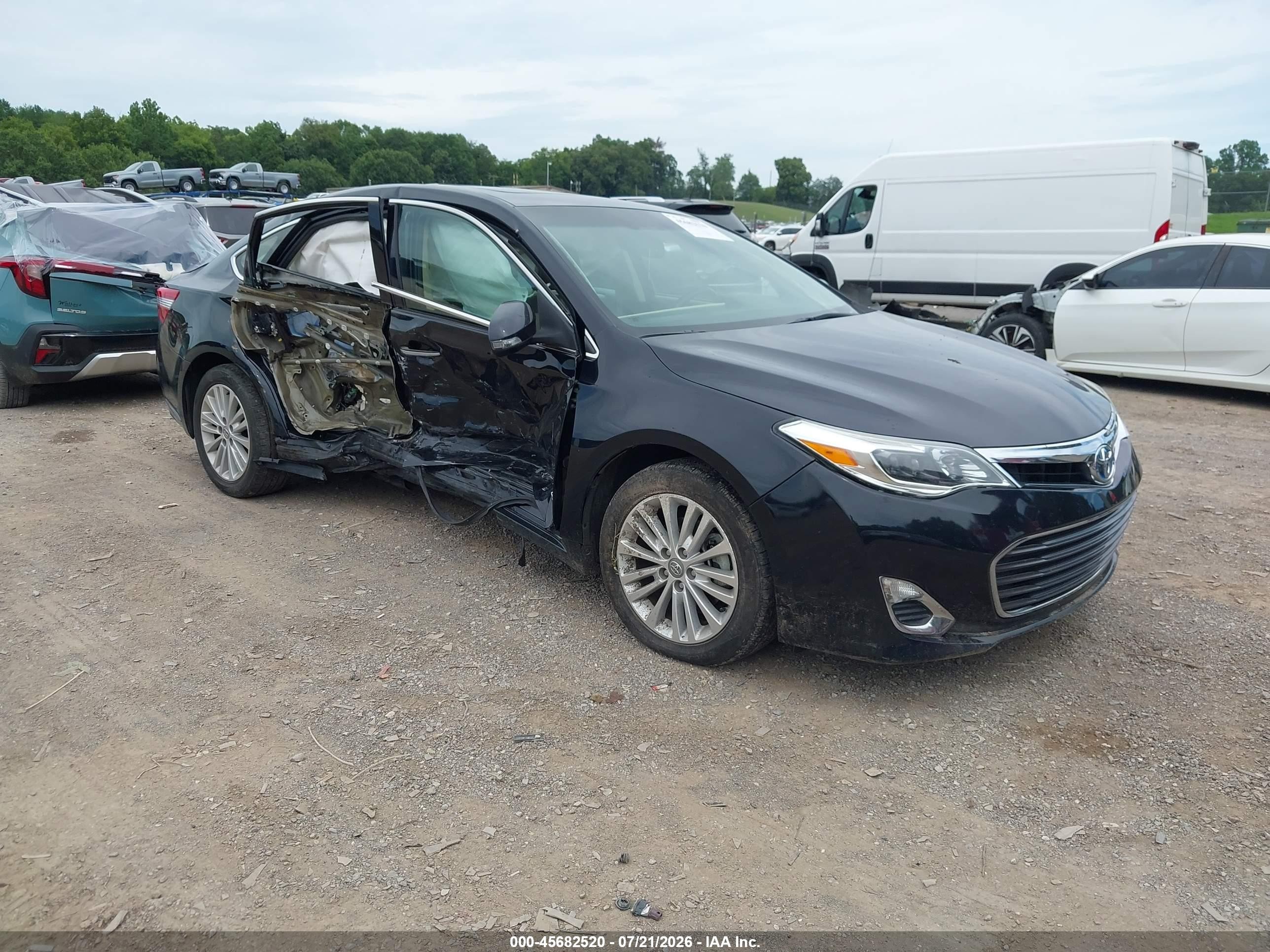 2014 Toyota Avalon Hybrid Xle Premium Black vin: 4T1BD1EB5EU020365