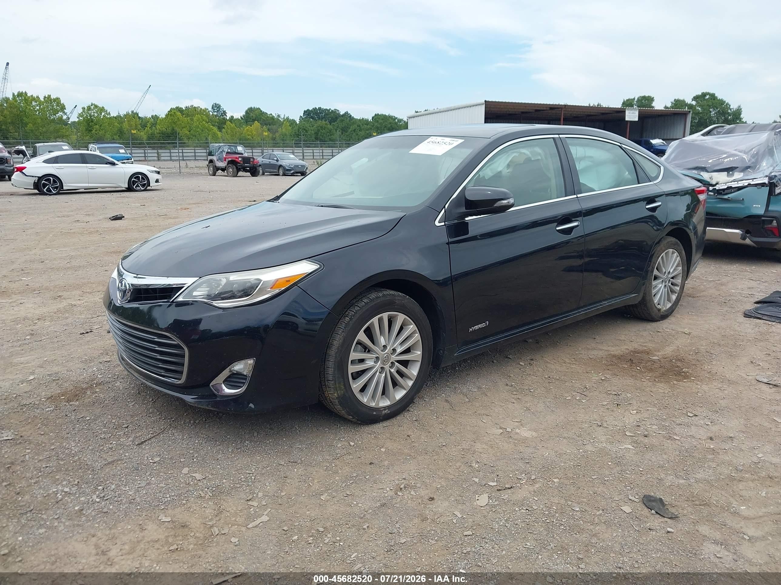 2014 Toyota Avalon Hybrid Xle Premium Black vin: 4T1BD1EB5EU020365