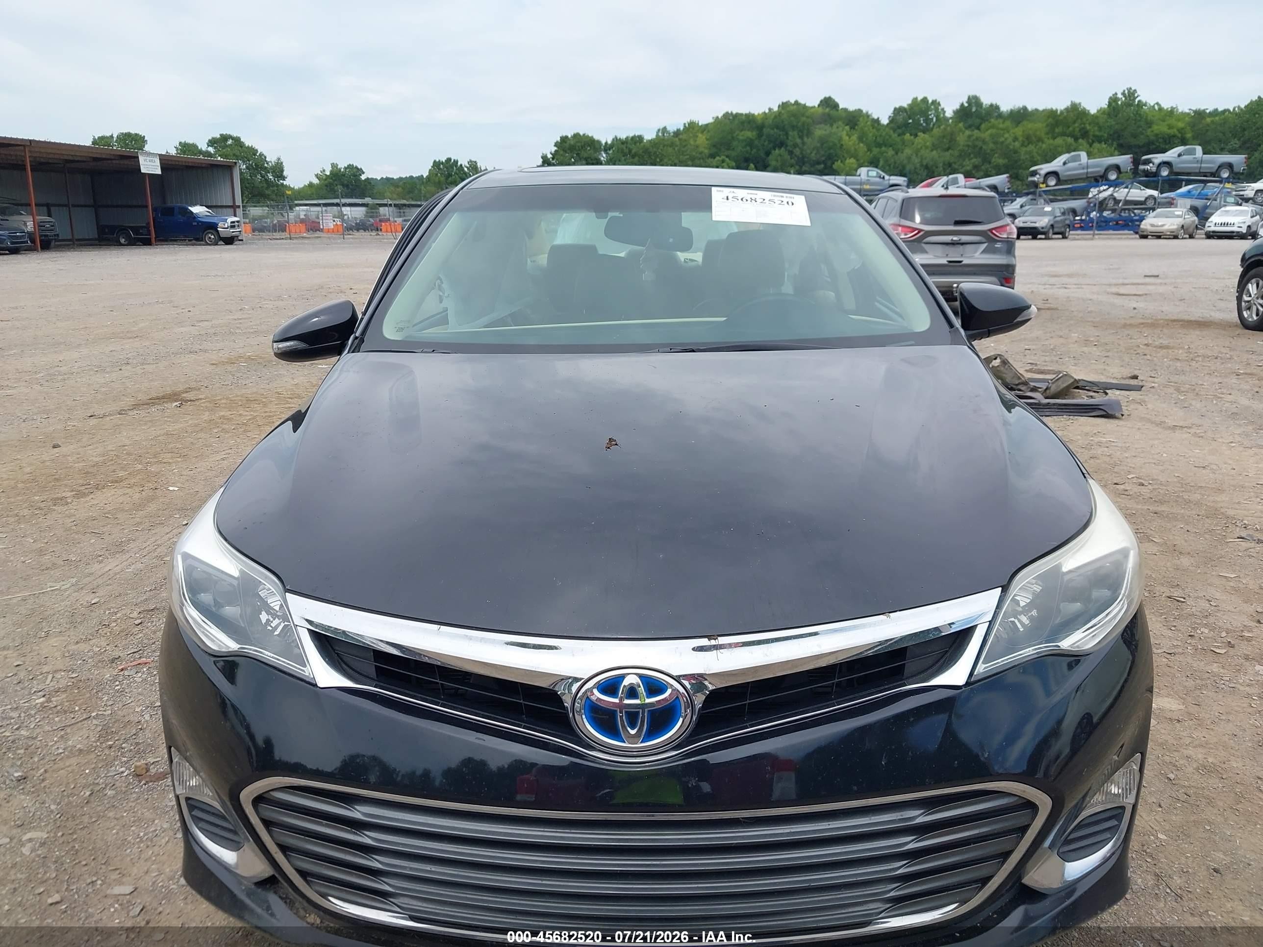 2014 Toyota Avalon Hybrid Xle Premium Black vin: 4T1BD1EB5EU020365