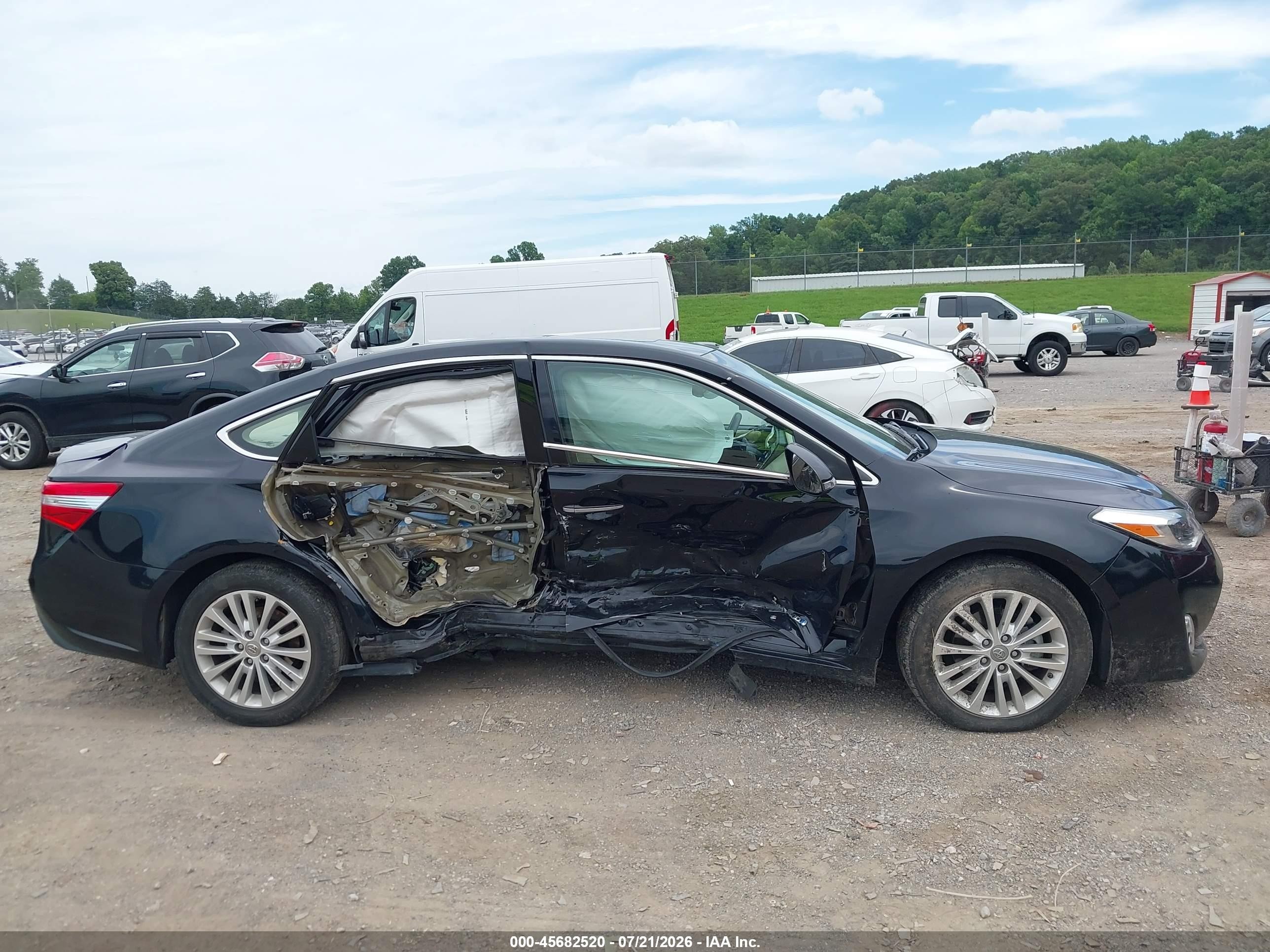 2014 Toyota Avalon Hybrid Xle Premium Black vin: 4T1BD1EB5EU020365