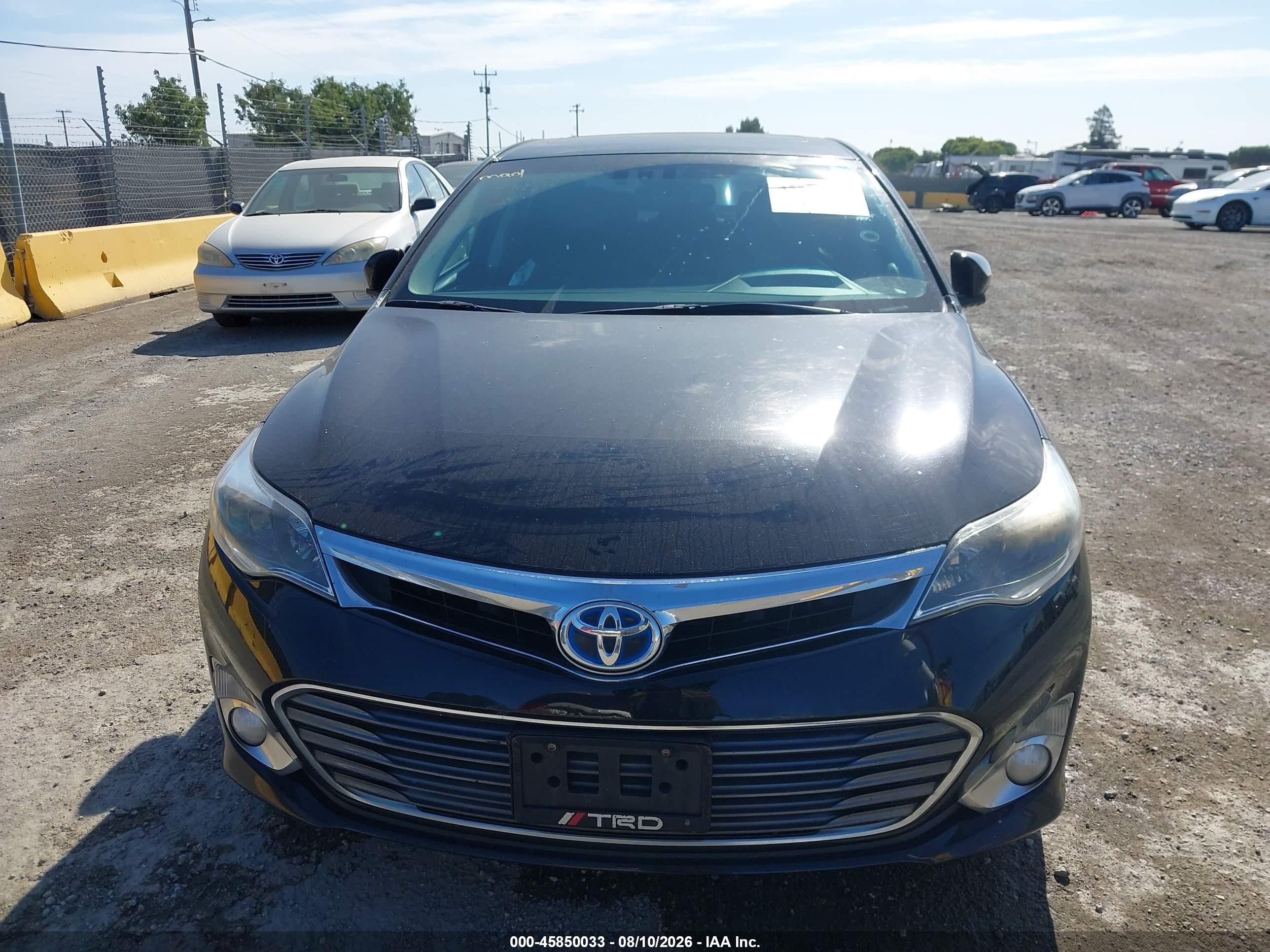 2014 Toyota Avalon Hybrid Limited Black vin: 4T1BD1EB5EU024593