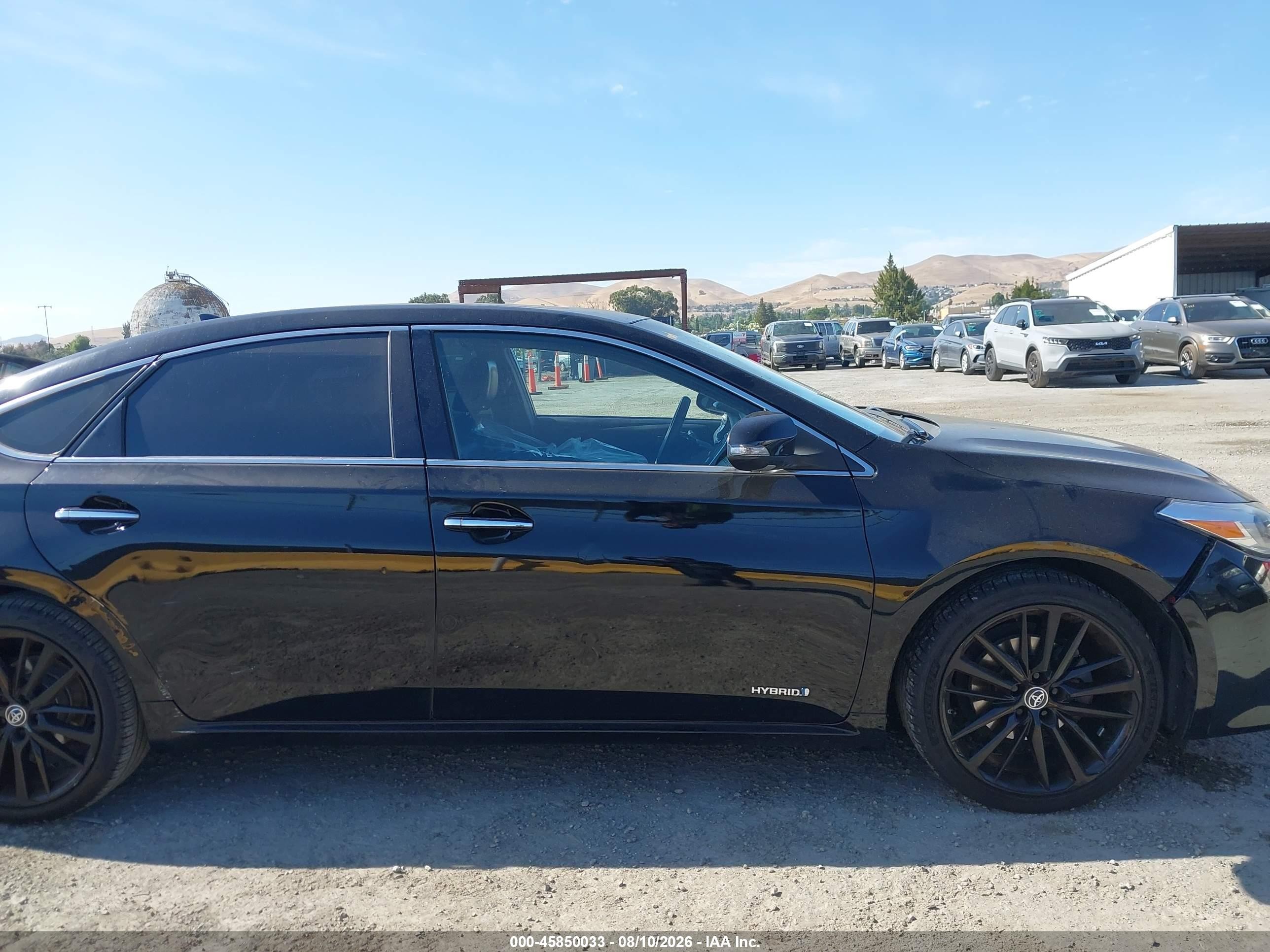 2014 Toyota Avalon Hybrid Limited Black vin: 4T1BD1EB5EU024593