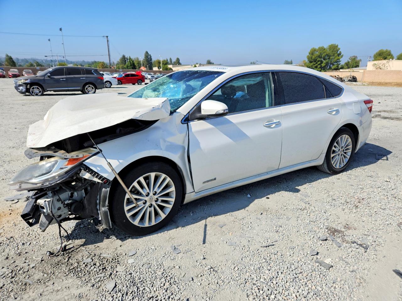 2014 Toyota Avalon Hybrid Xle Touring White vin: 4T1BD1EB5EU025176