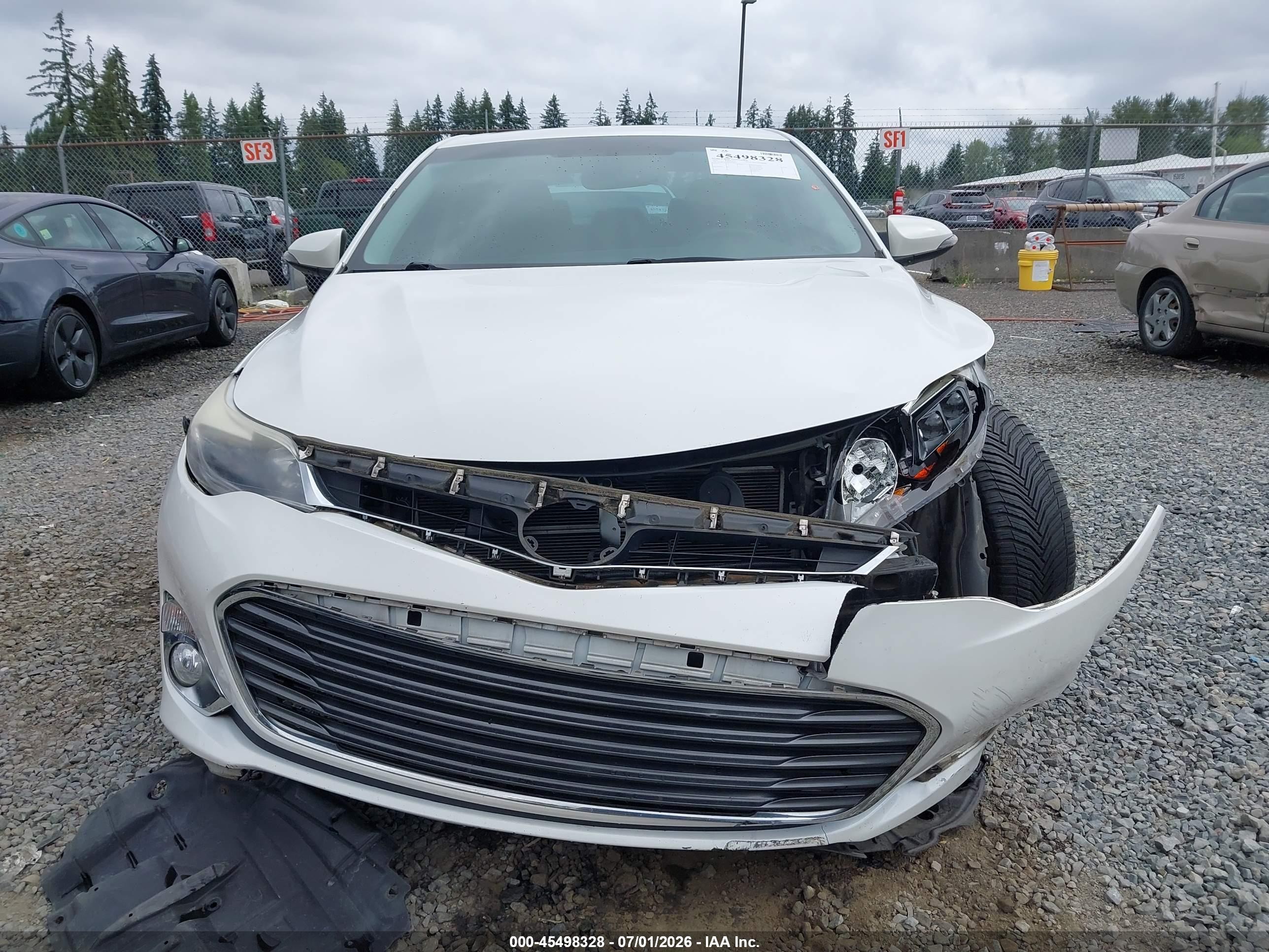 2014 Toyota Avalon Hybrid Xle Touring White vin: 4T1BD1EB5EU027817