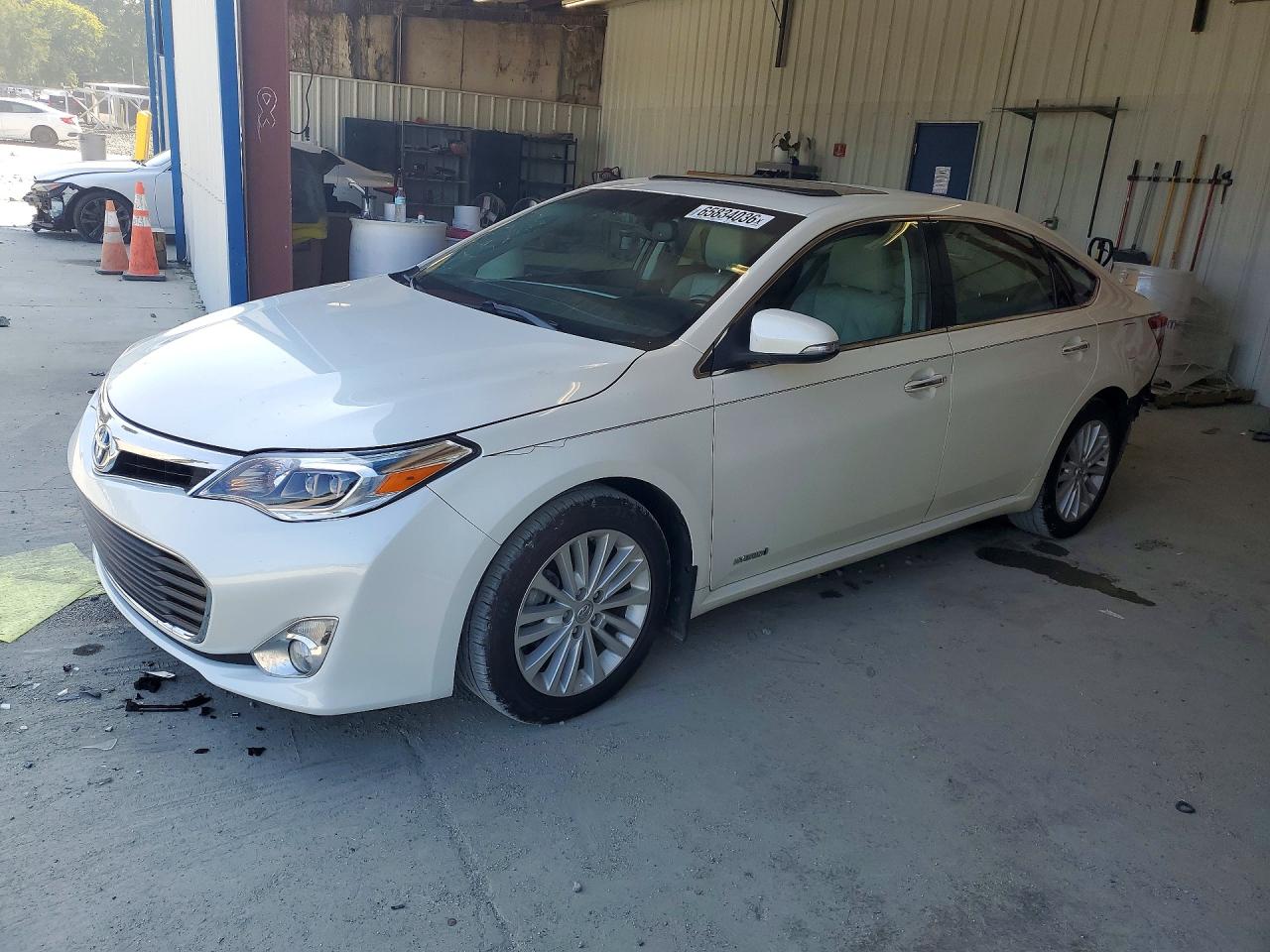 2014 Toyota Avalon Hybrid Xle Touring White vin: 4T1BD1EB5EU027901