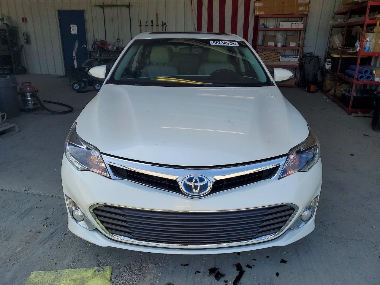 2014 Toyota Avalon Hybrid Xle Touring White vin: 4T1BD1EB5EU027901