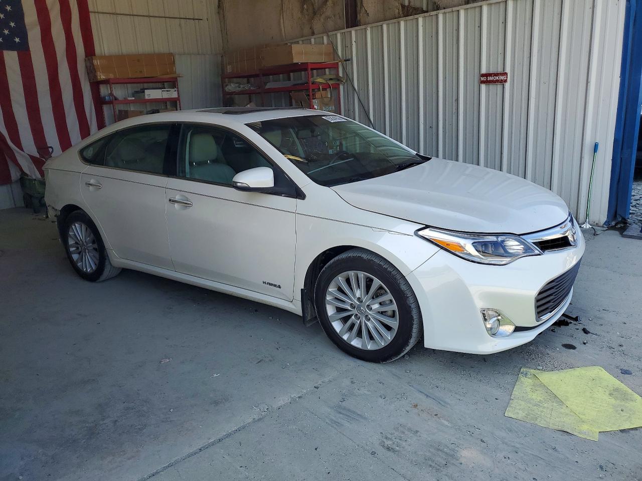 2014 Toyota Avalon Hybrid Xle Touring White vin: 4T1BD1EB5EU027901