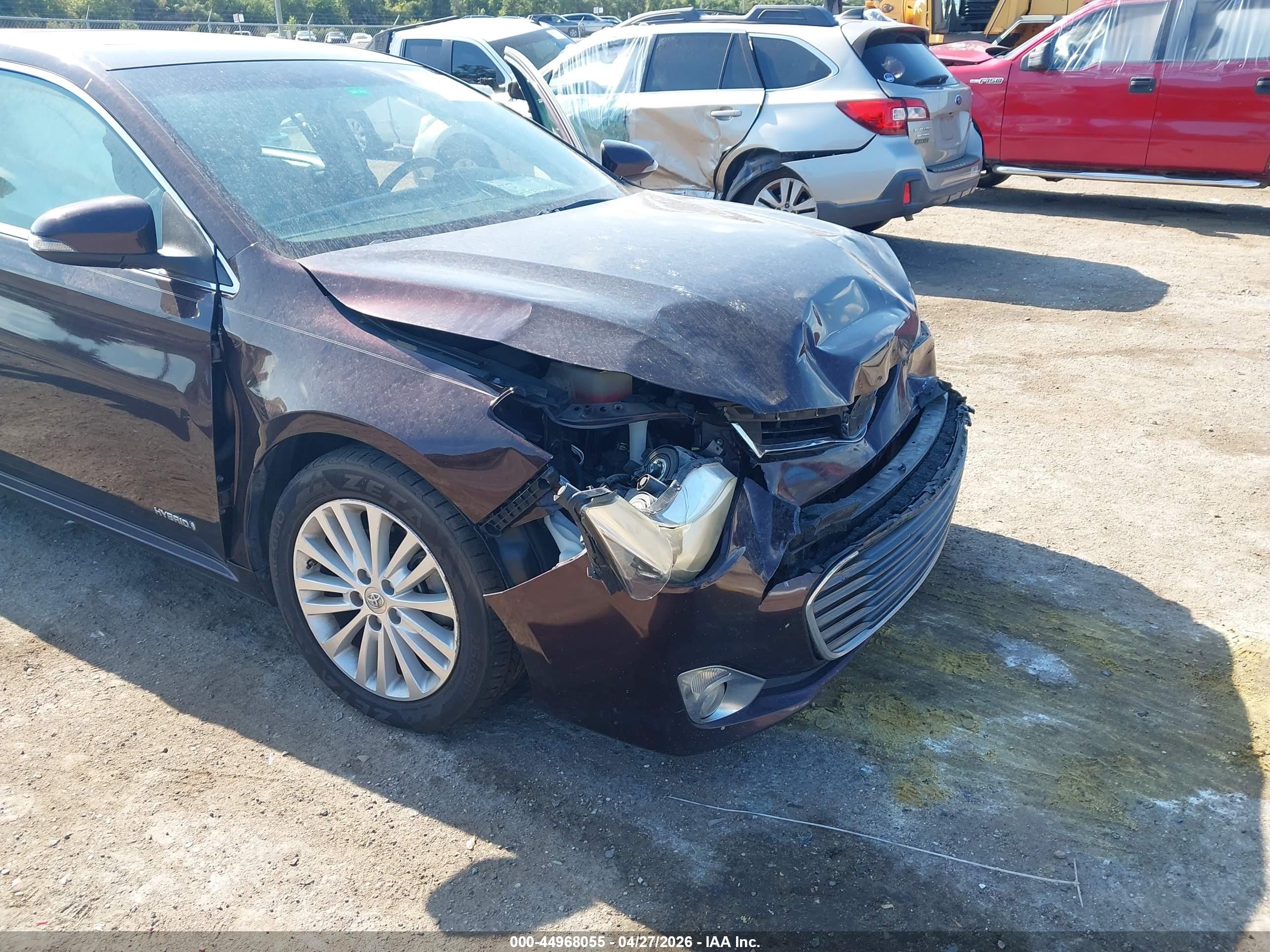 2014 Toyota Avalon Hybrid Xle Touring Maroon vin: 4T1BD1EB5EU028580