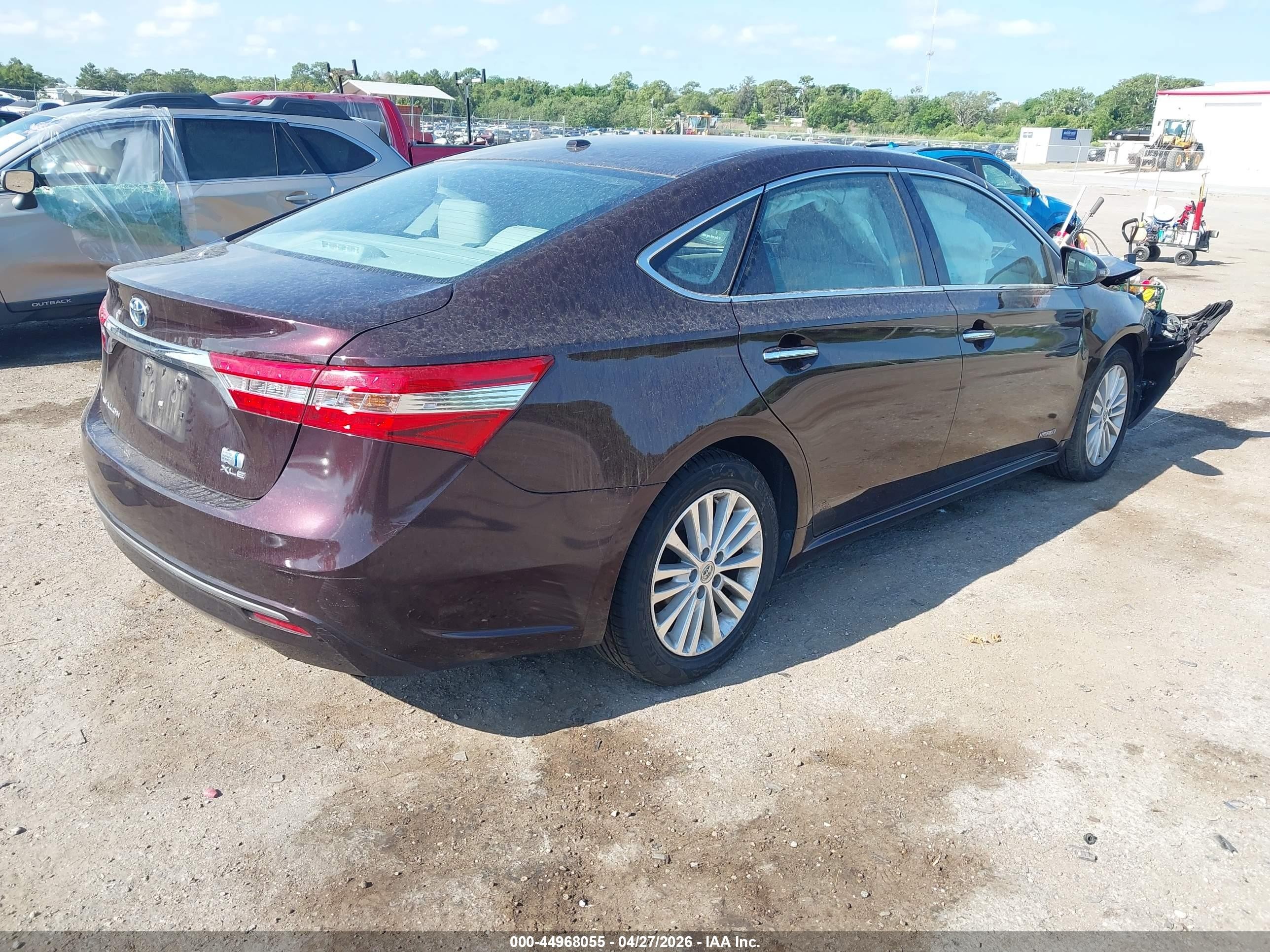 2014 Toyota Avalon Hybrid Xle Touring Maroon vin: 4T1BD1EB5EU028580