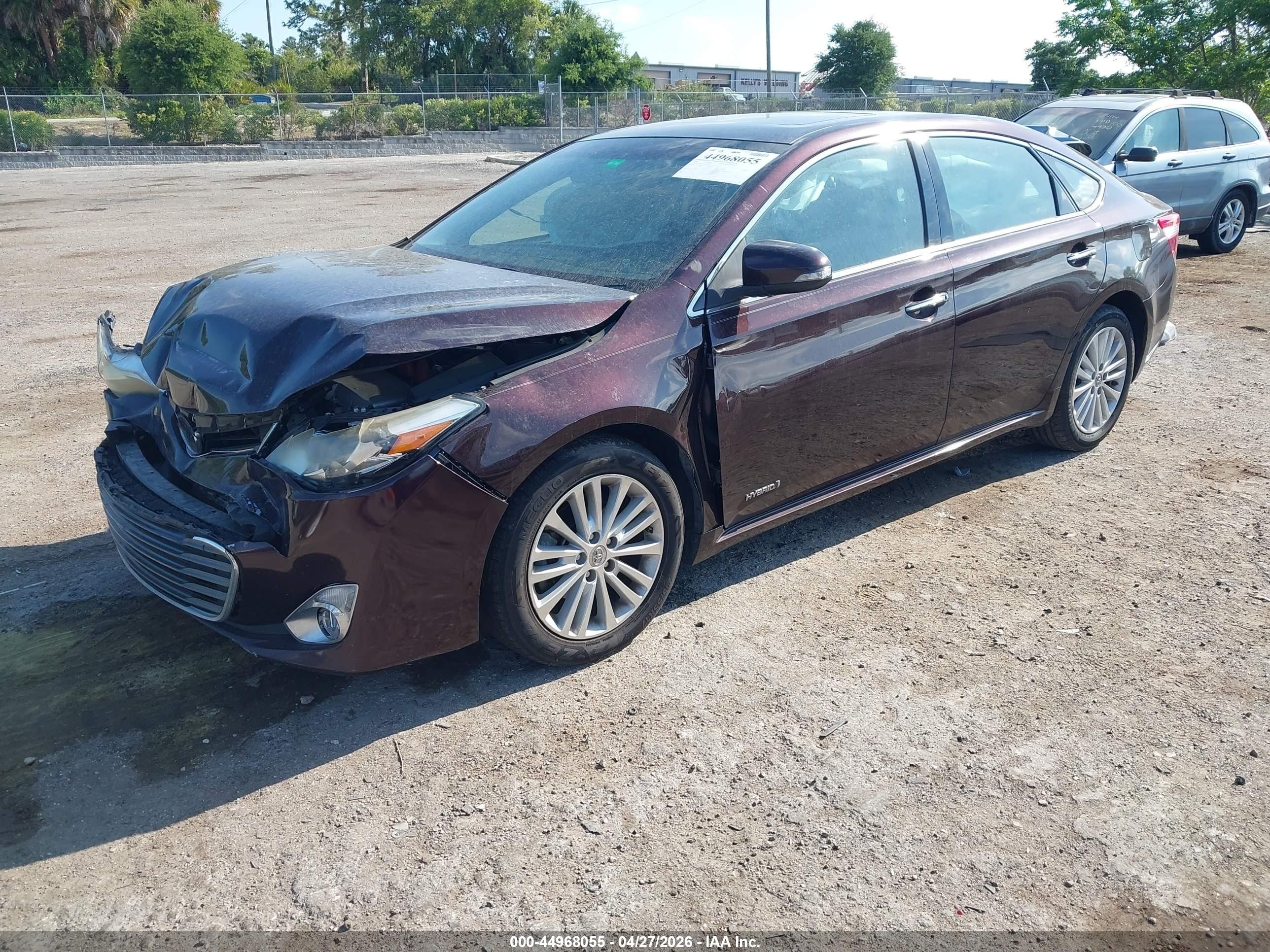 2014 Toyota Avalon Hybrid Xle Touring Maroon vin: 4T1BD1EB5EU028580