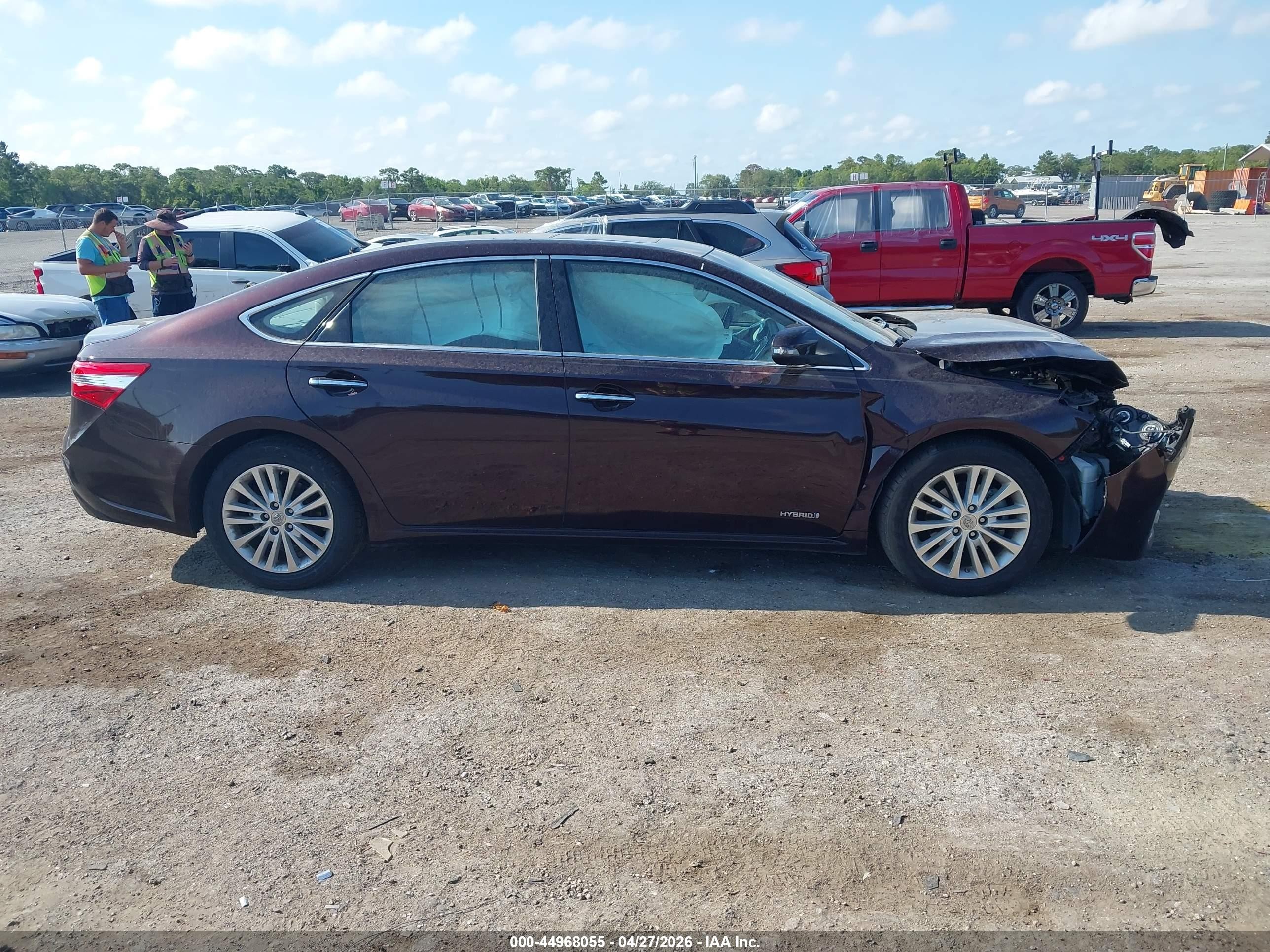 2014 Toyota Avalon Hybrid Xle Touring Maroon vin: 4T1BD1EB5EU028580