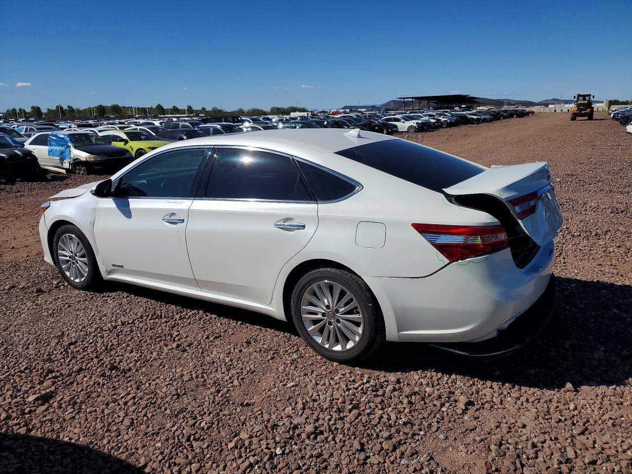 2014 Toyota Avalon Hybrid White vin: 4T1BD1EB5EU031365