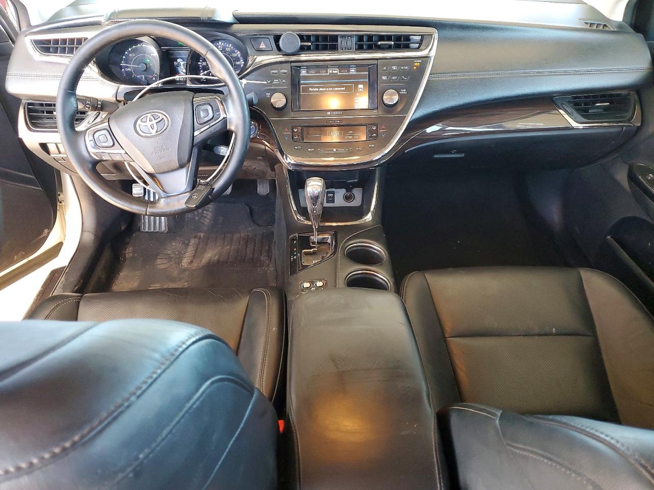 2014 Toyota Avalon Hybrid White vin: 4T1BD1EB5EU031365