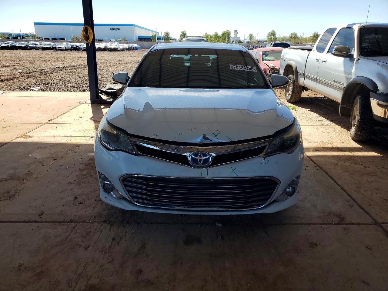 2014 Toyota Avalon Hybrid White vin: 4T1BD1EB5EU031365