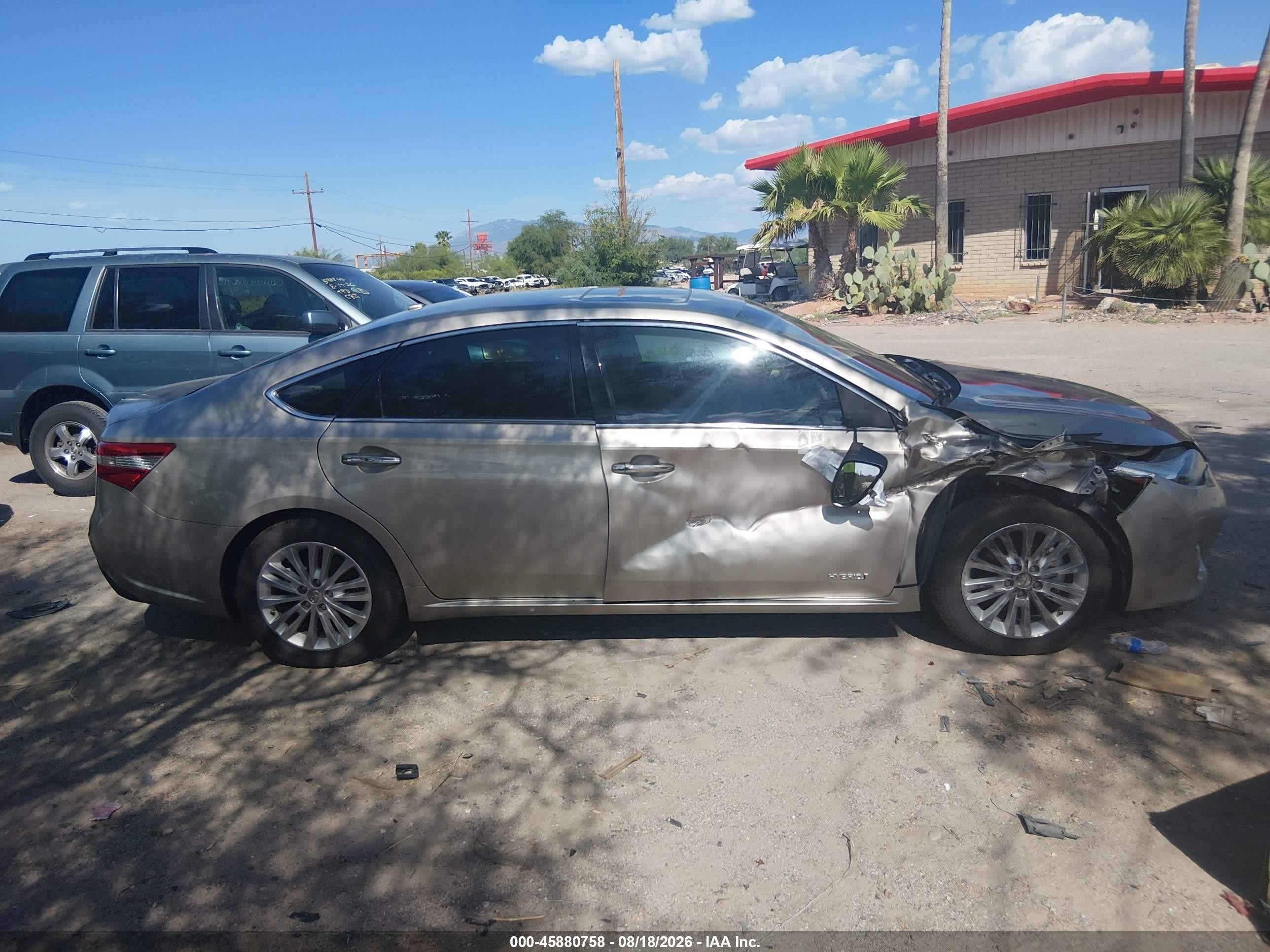 2014 Toyota Avalon Hybrid Xle Touring Золотой vin: 4T1BD1EB5EU034329
