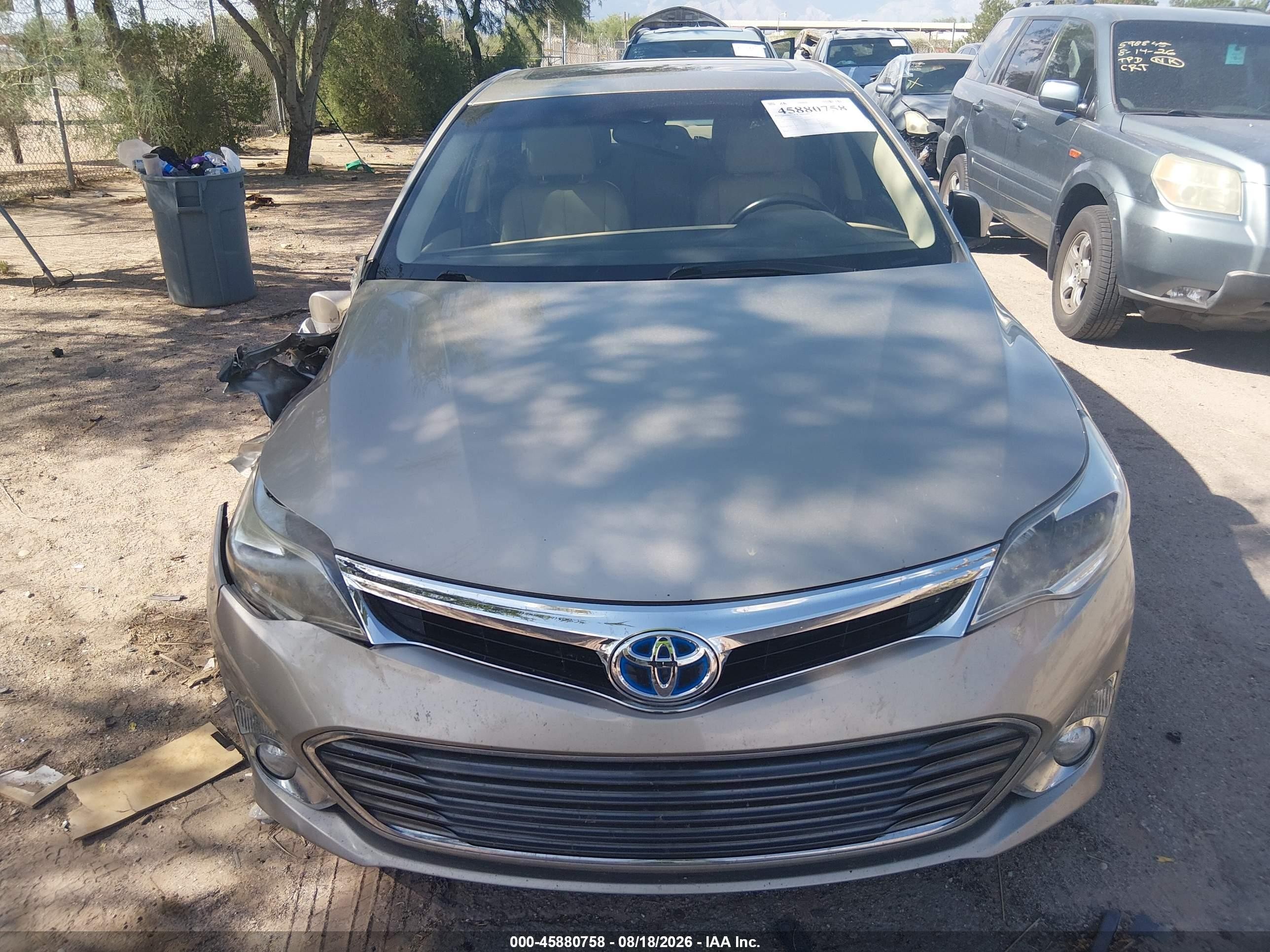 2014 Toyota Avalon Hybrid Xle Touring Золотой vin: 4T1BD1EB5EU034329
