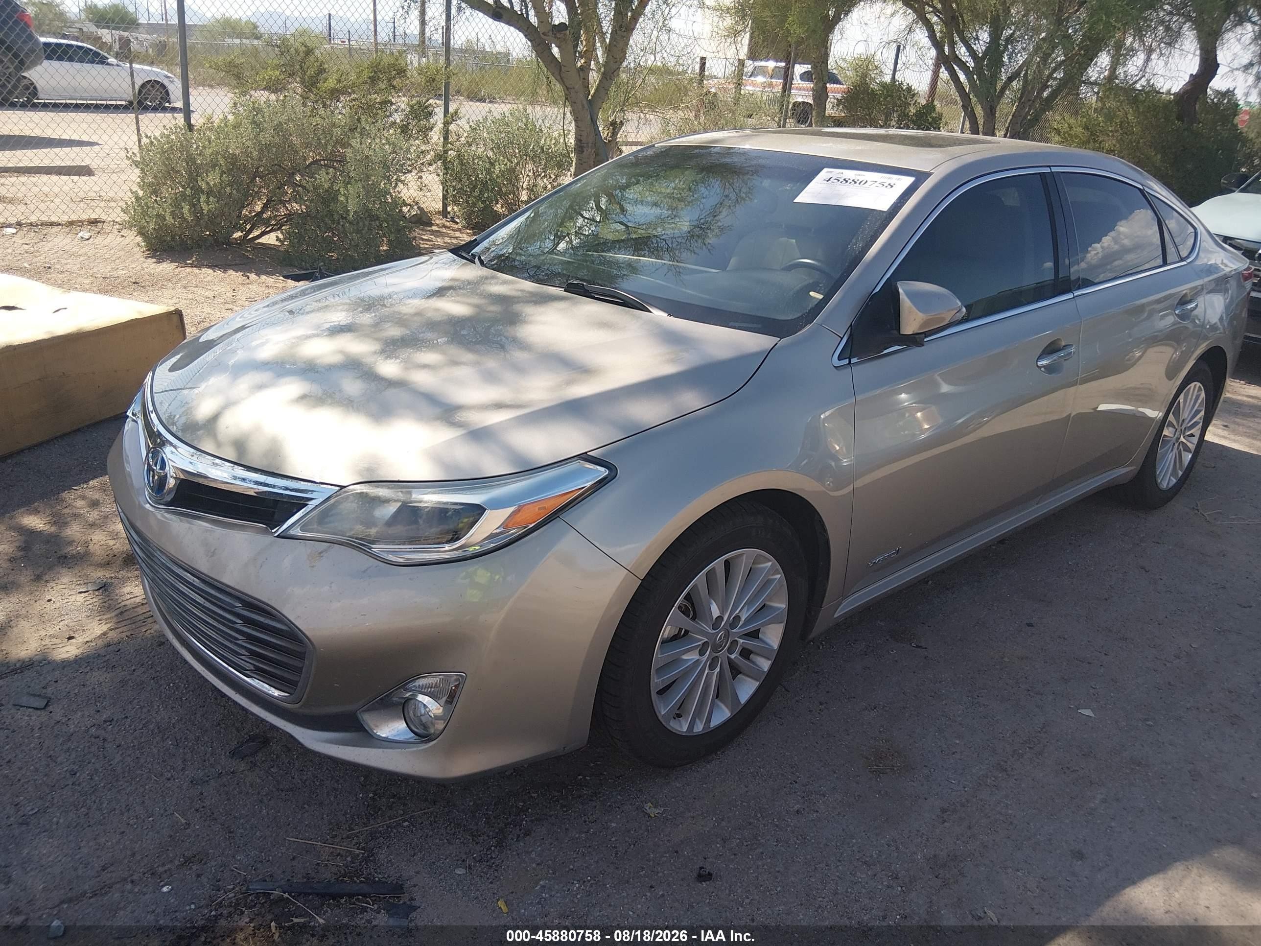 2014 Toyota Avalon Hybrid Xle Touring Золотой vin: 4T1BD1EB5EU034329