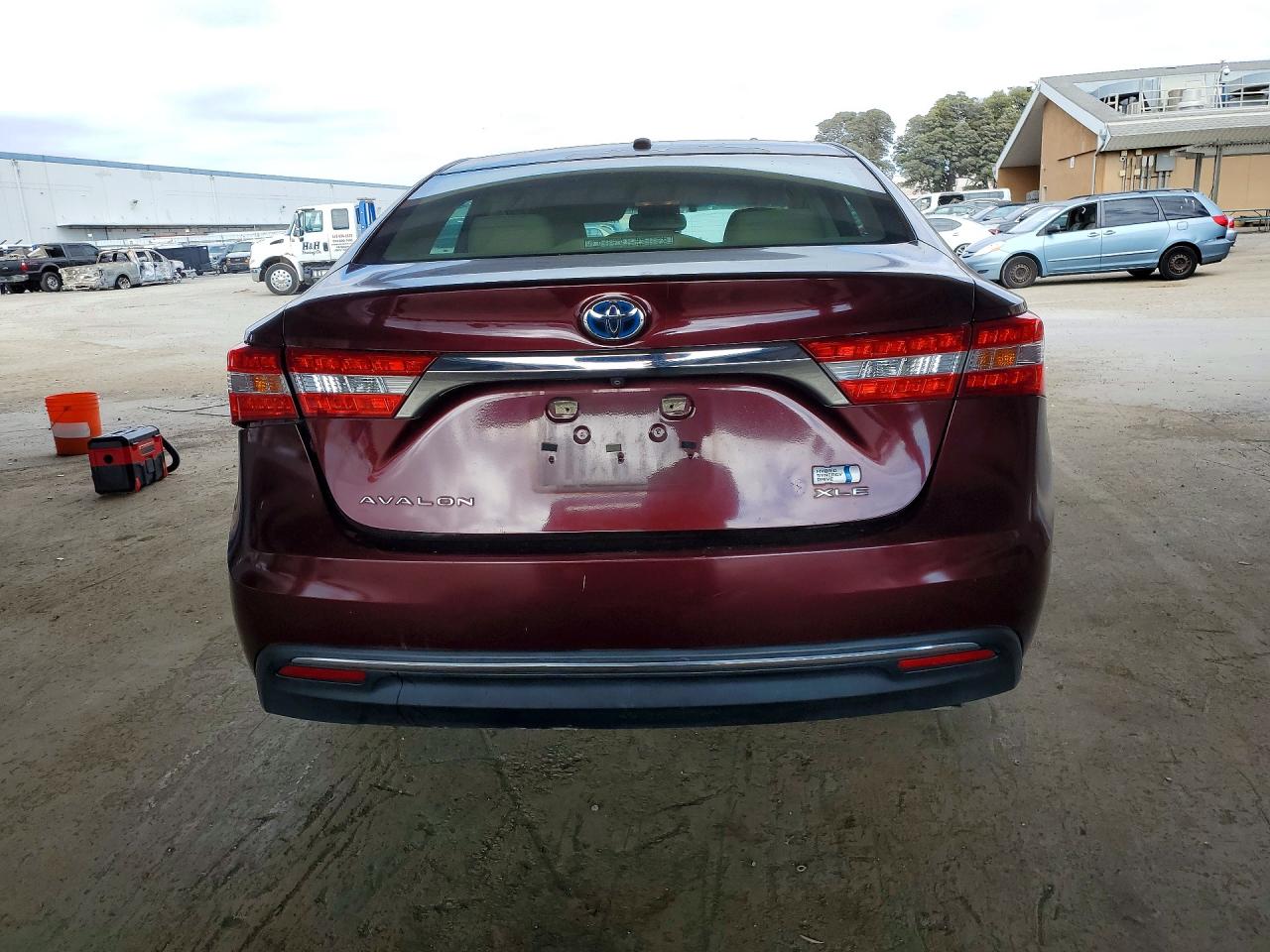 2014 Toyota Avalon Hybrid Xle Touring Red vin: 4T1BD1EB5EU035741