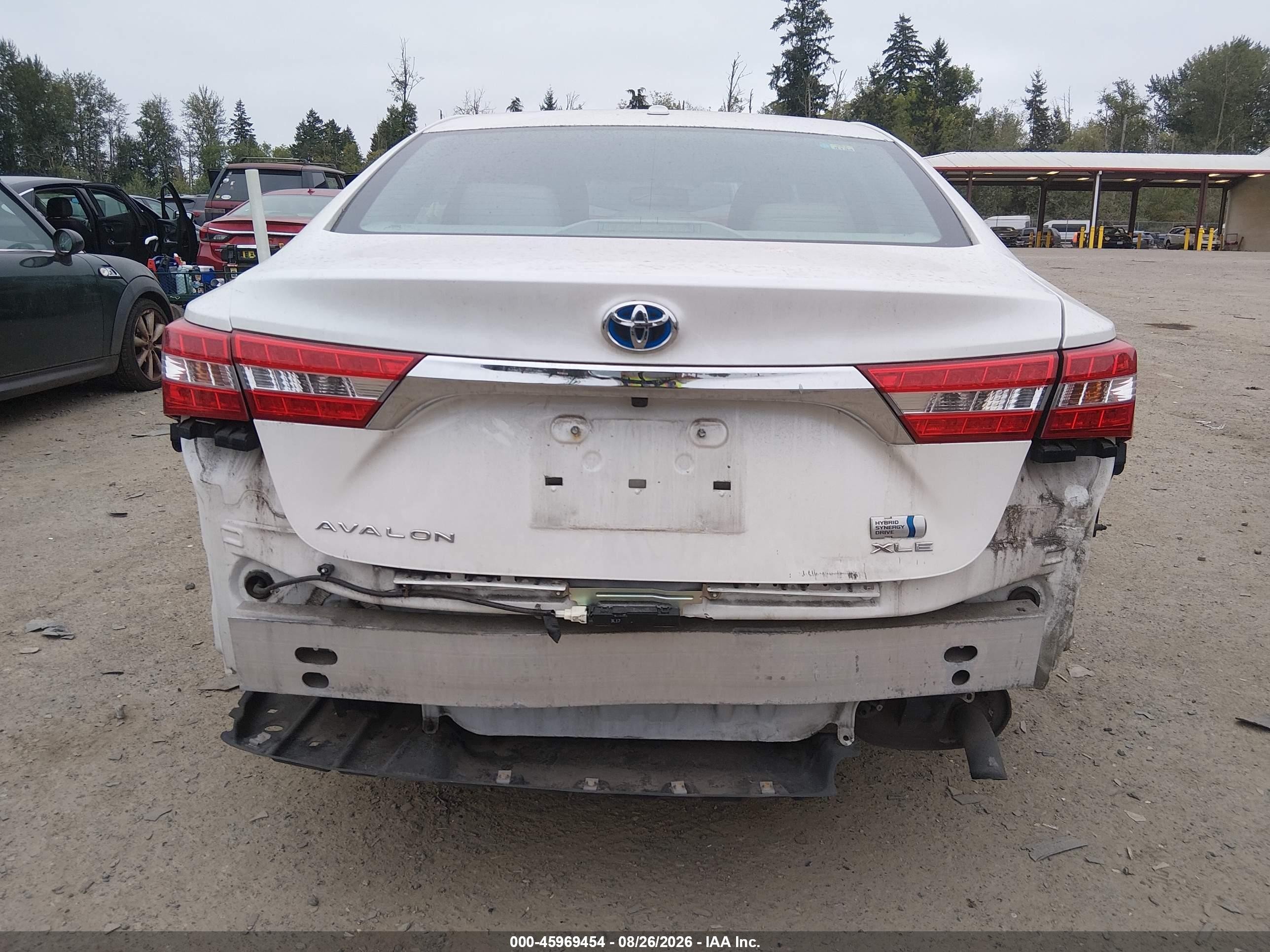 2015 Toyota Avalon Hybrid Xle Premium Белый vin: 4T1BD1EB5FU040746