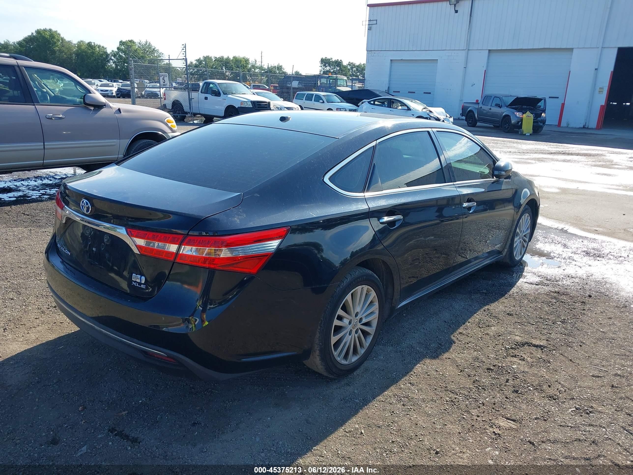 2015 Toyota Avalon Hybrid Xle Touring Black vin: 4T1BD1EB5FU042173